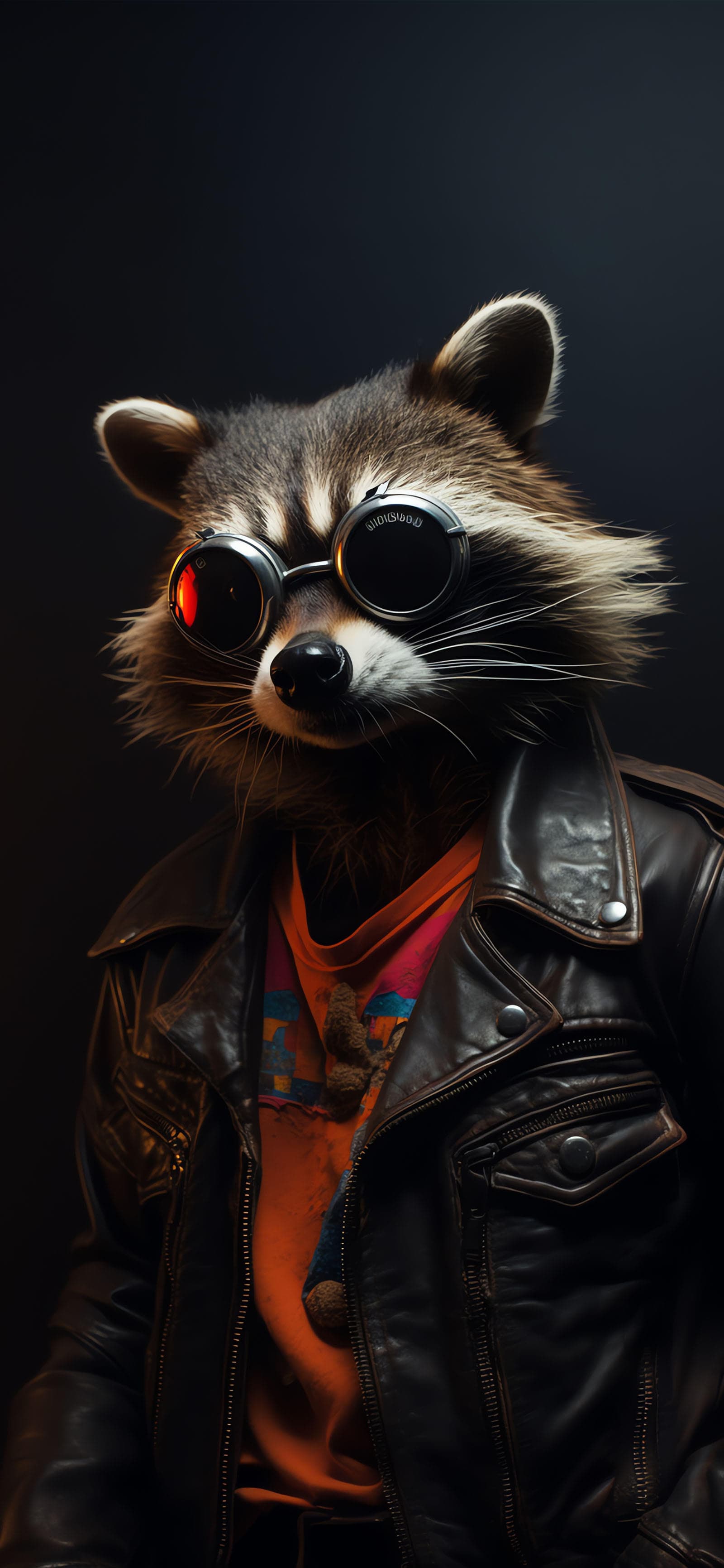 Raccoon Rider - Pro phone wallpaper
