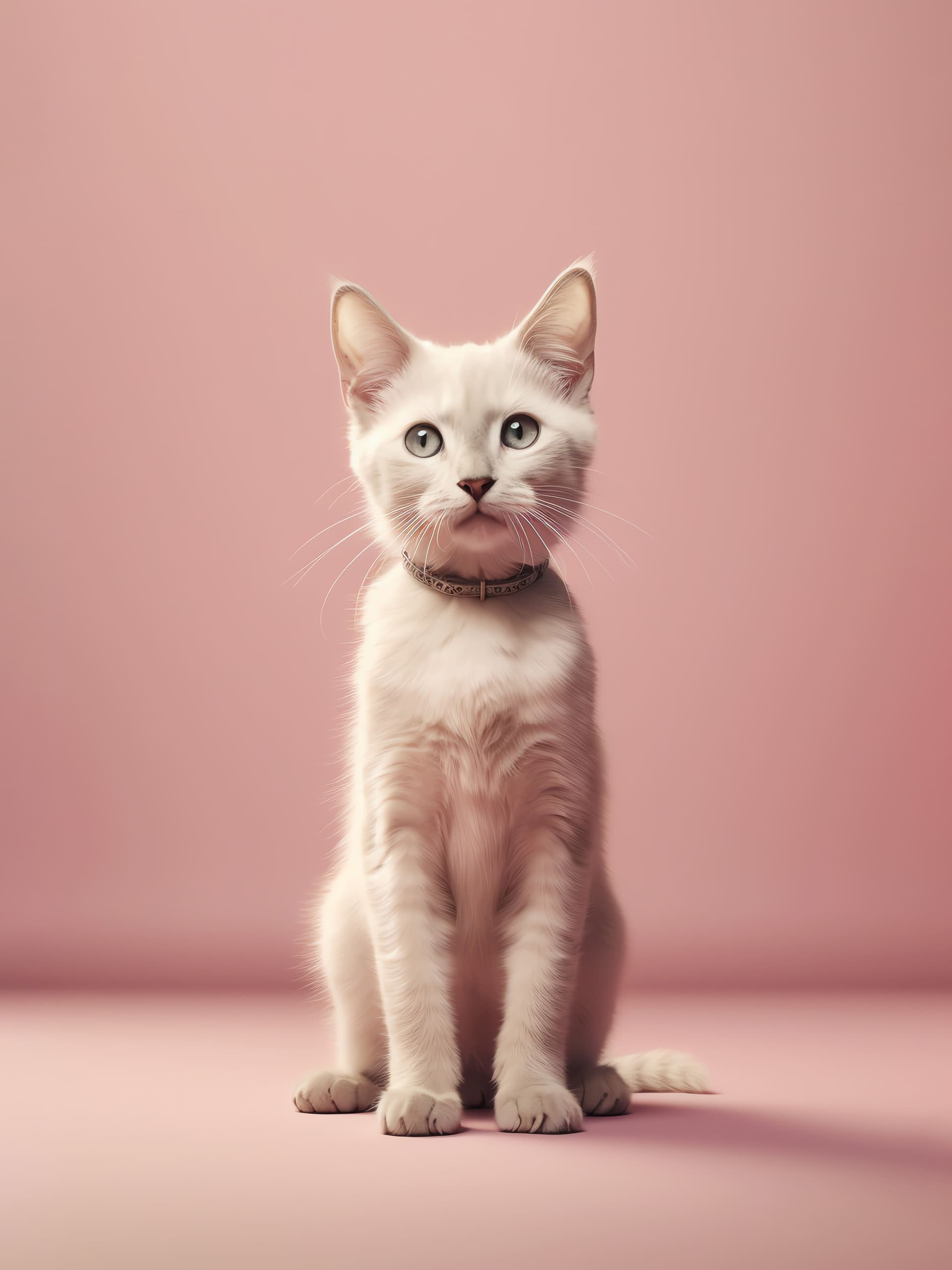 Cute Kitten Portrait - Pro phone wallpaper