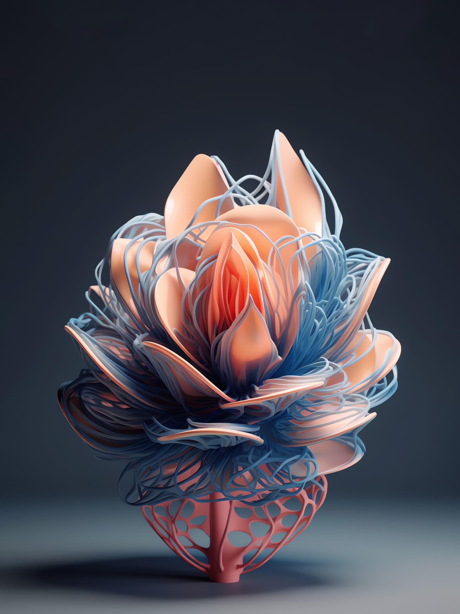 Abstract Floral Bloom - Pro phone wallpaper