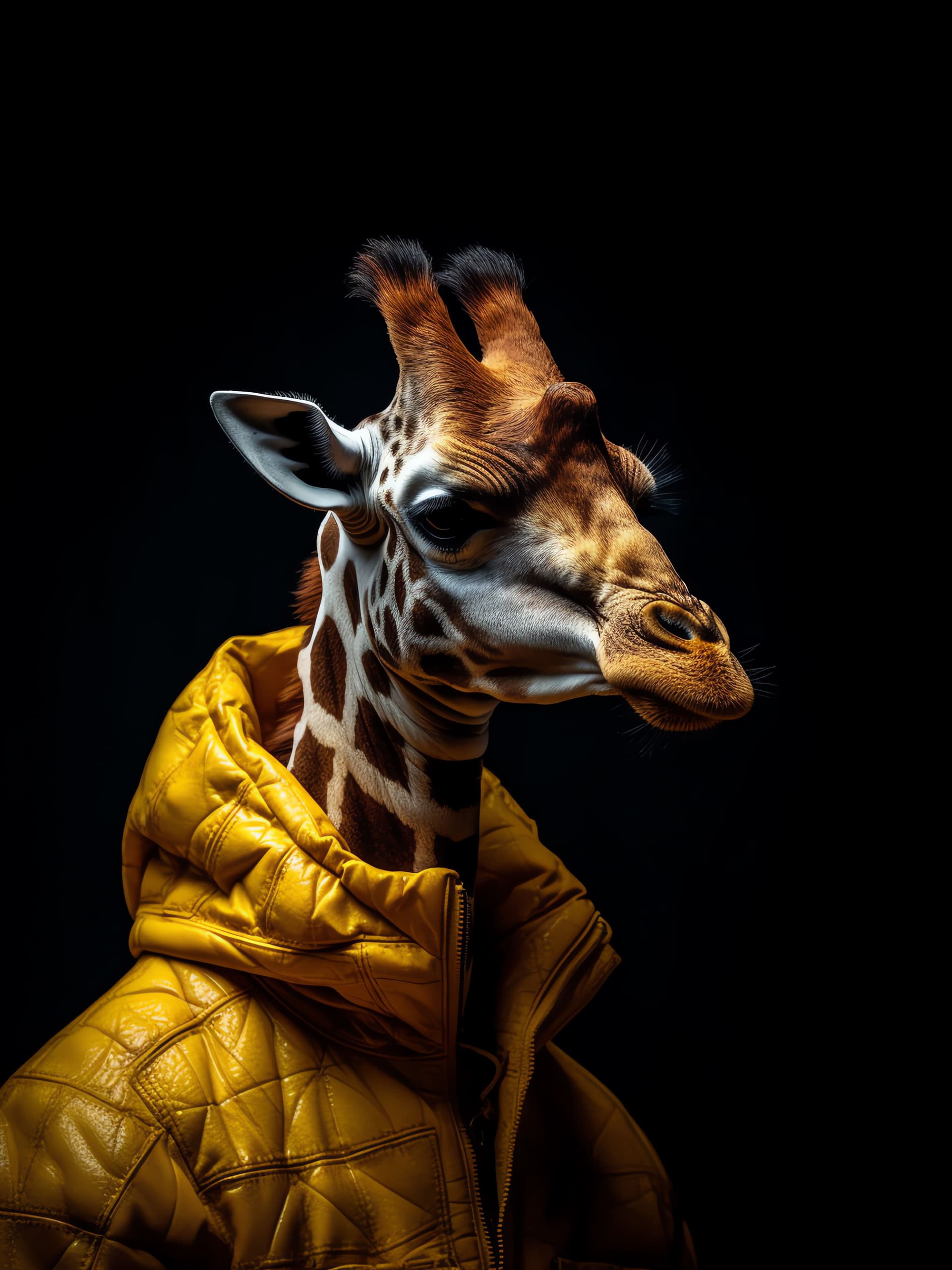 Giraffe Streetwear Style - Pro phone wallpaper