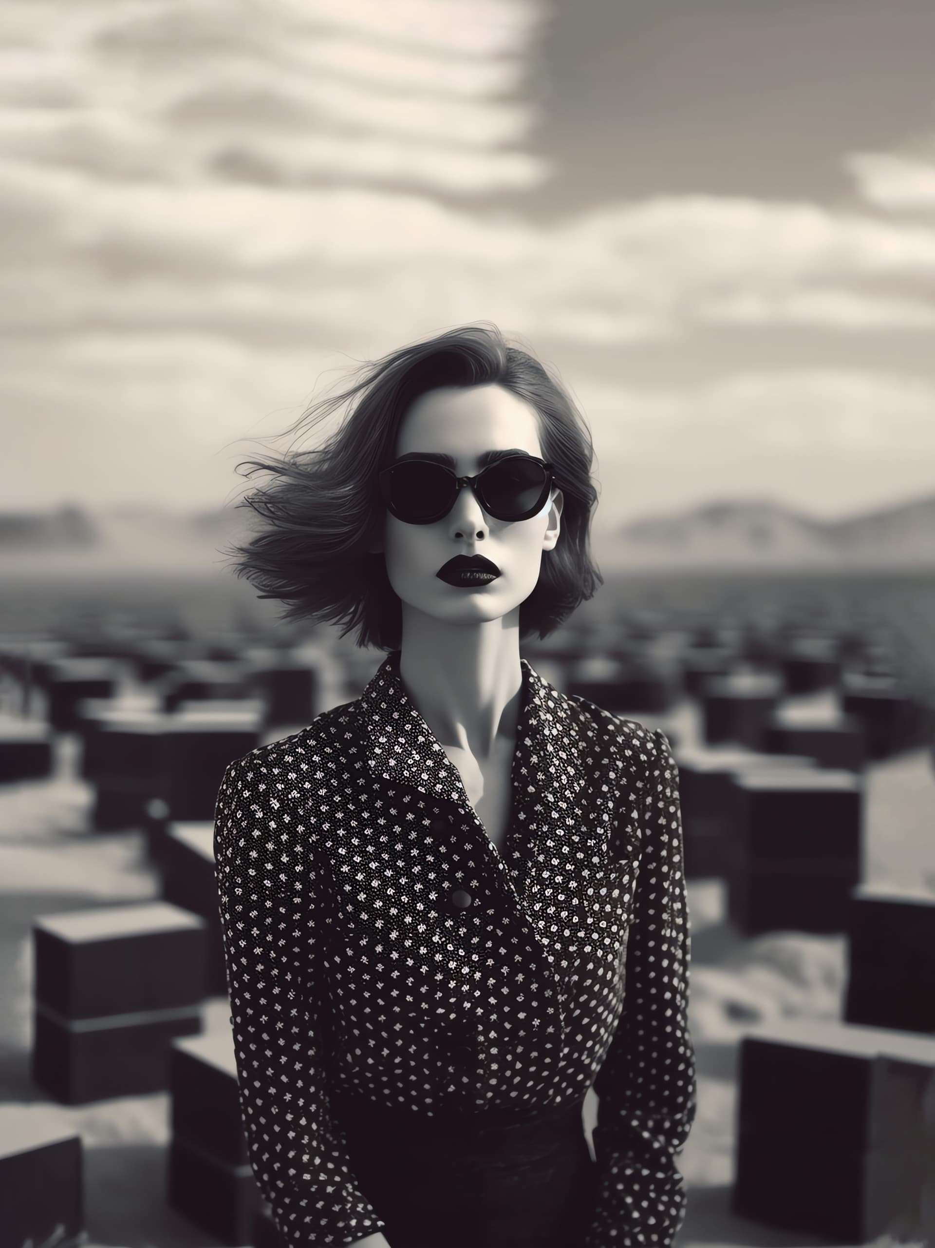Monochrome Fashion - Pro phone wallpaper