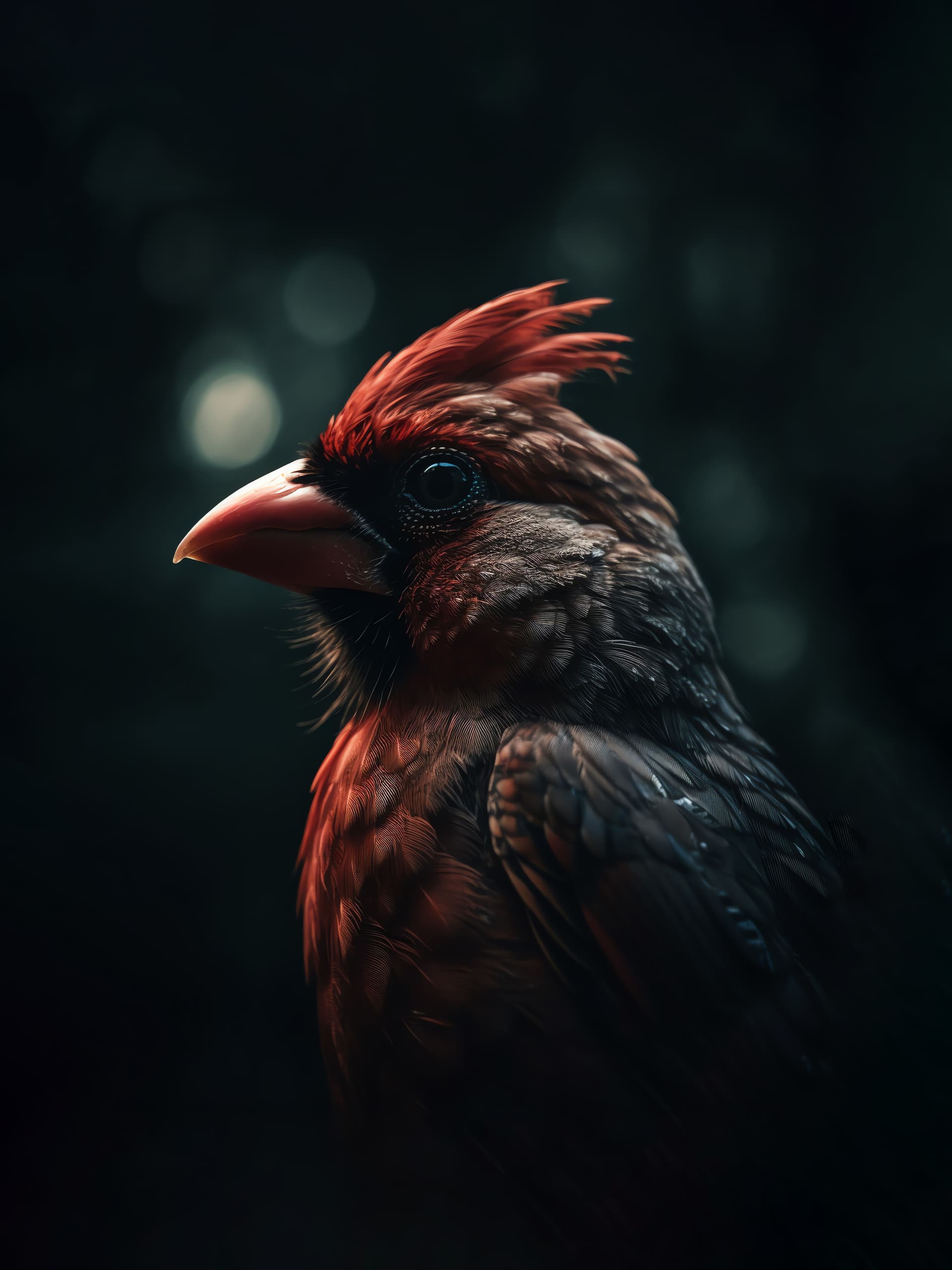 Cardinal Close-Up - Pro phone wallpaper