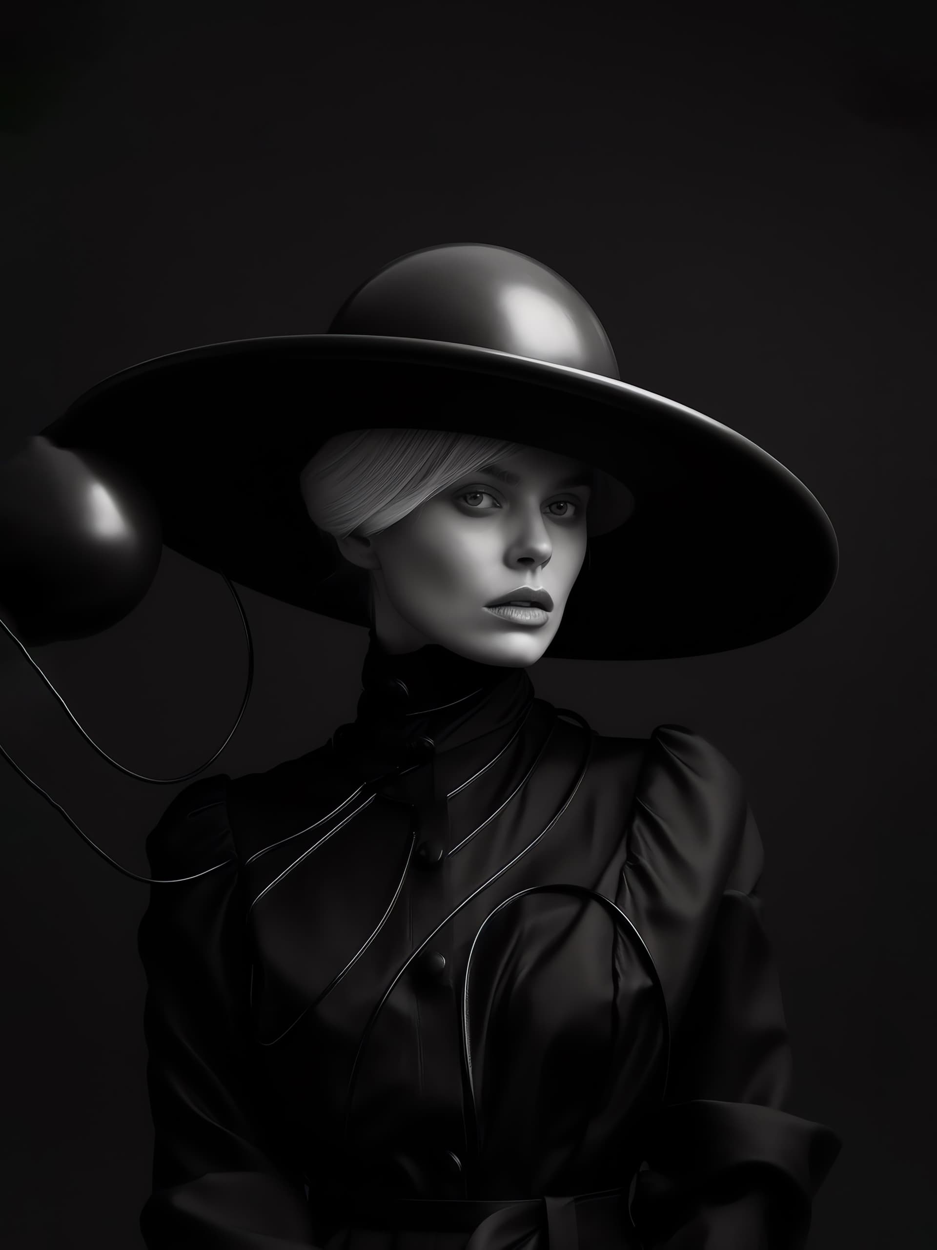 Monochrome Elegance - Pro phone wallpaper