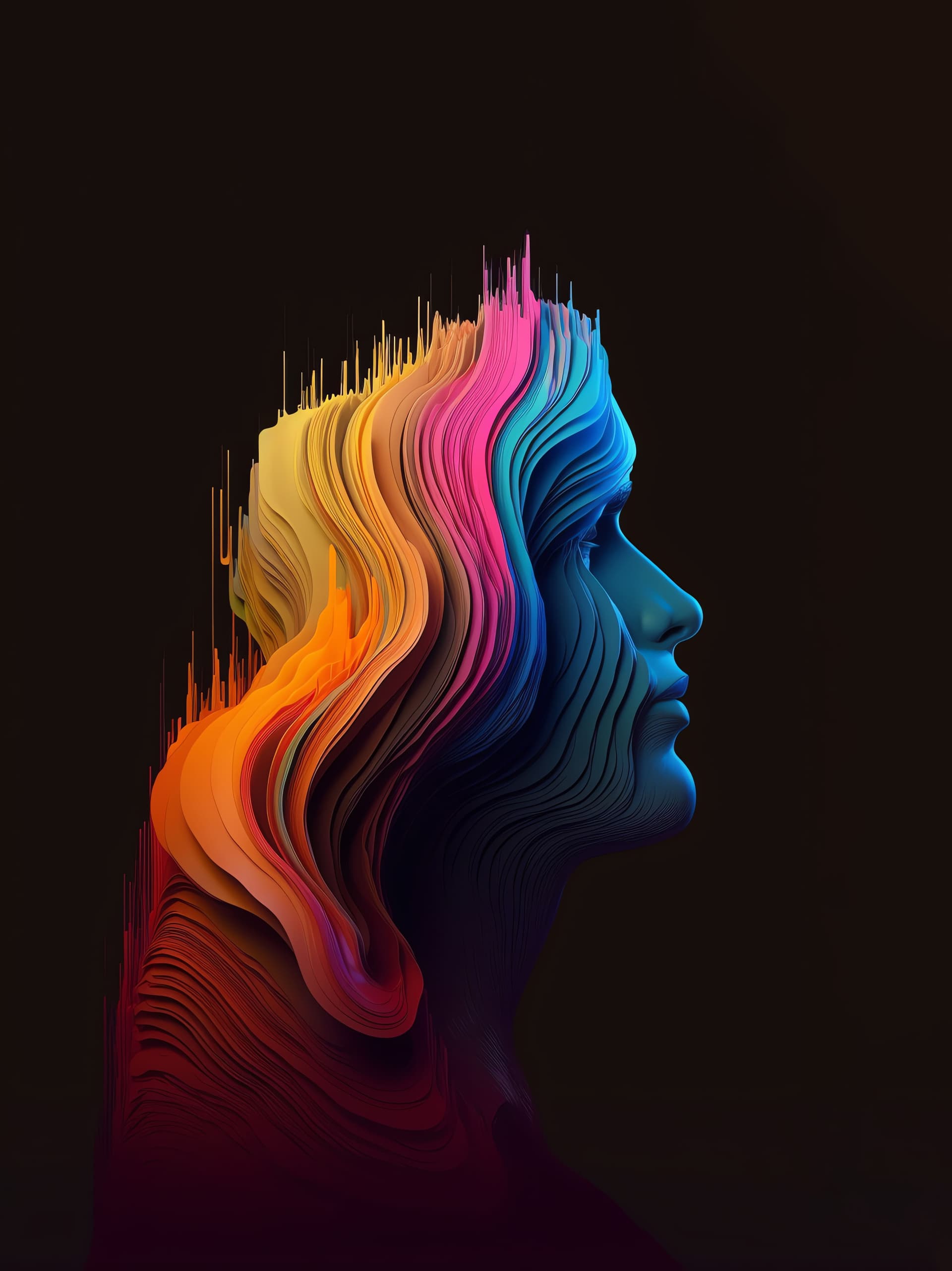Abstract Profile - Pro phone wallpaper