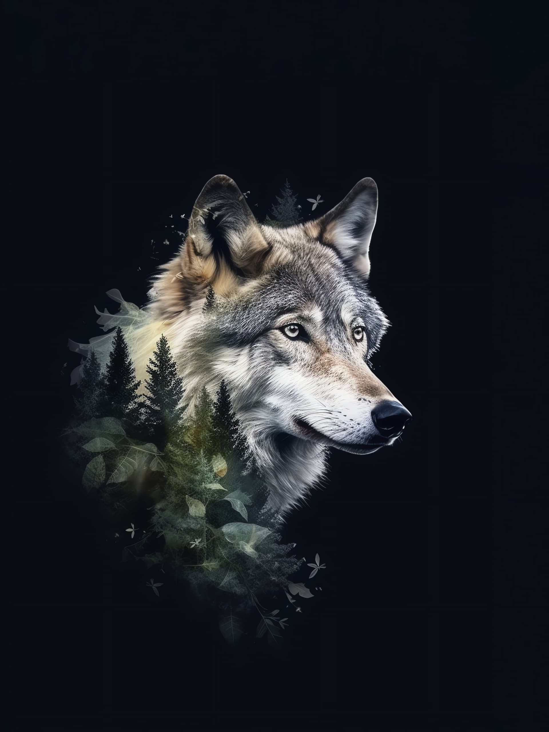 Wolf Spirit - Pro phone wallpaper