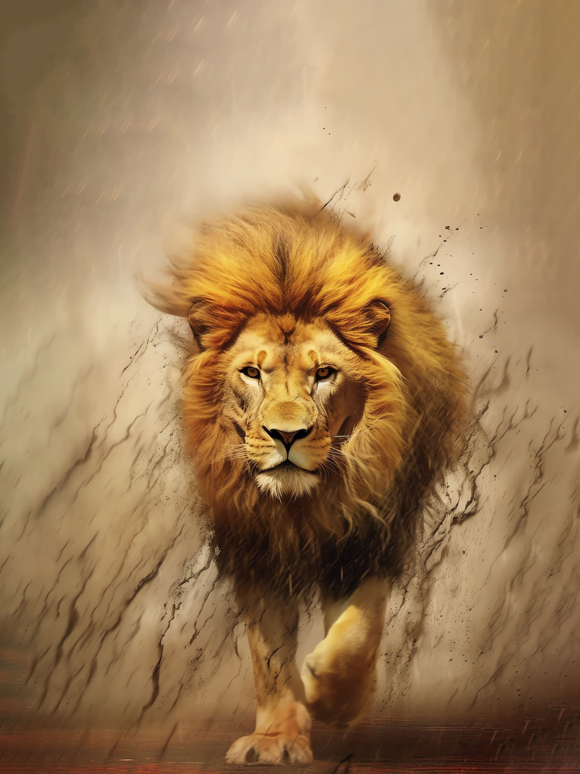 Majestic Lion - Pro phone wallpaper