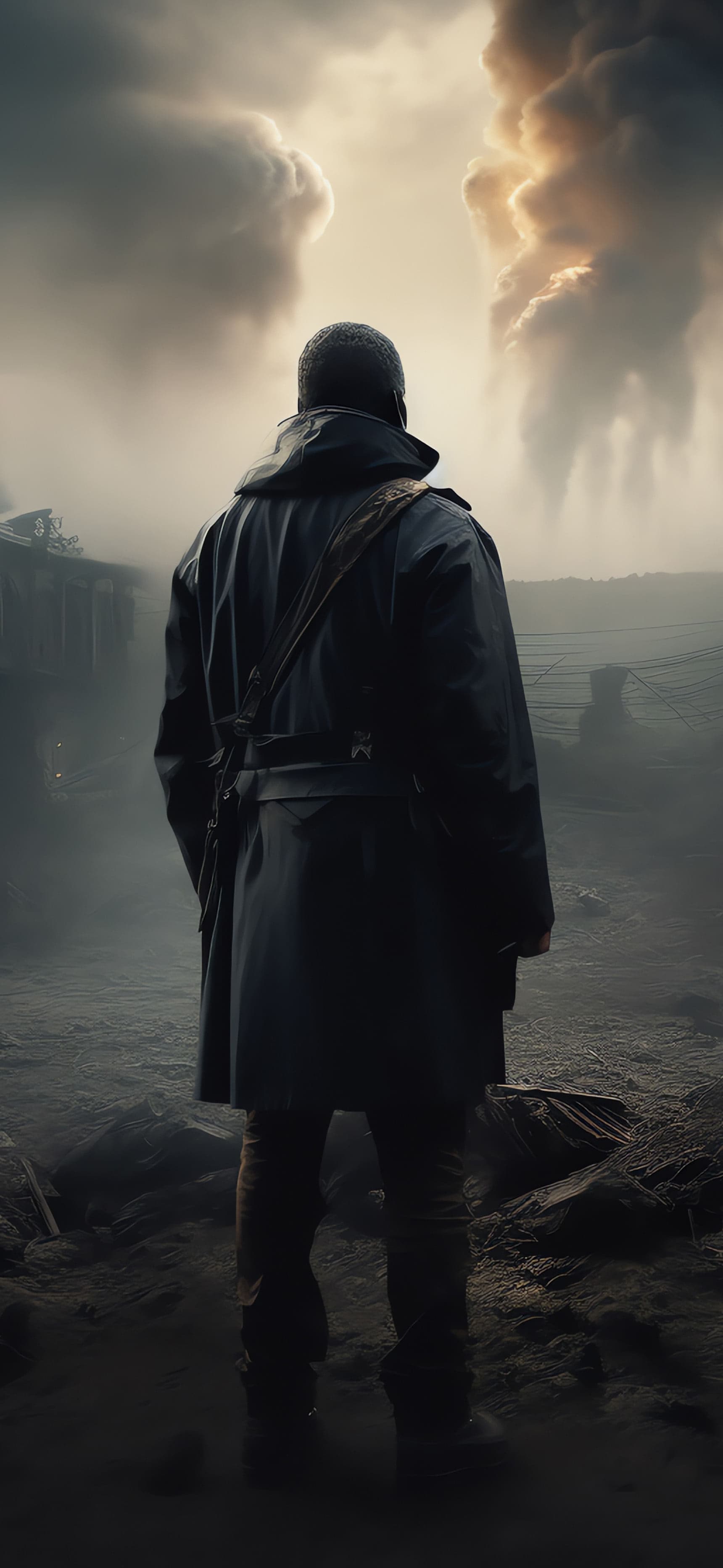 Wasteland Wanderer - Pro phone wallpaper