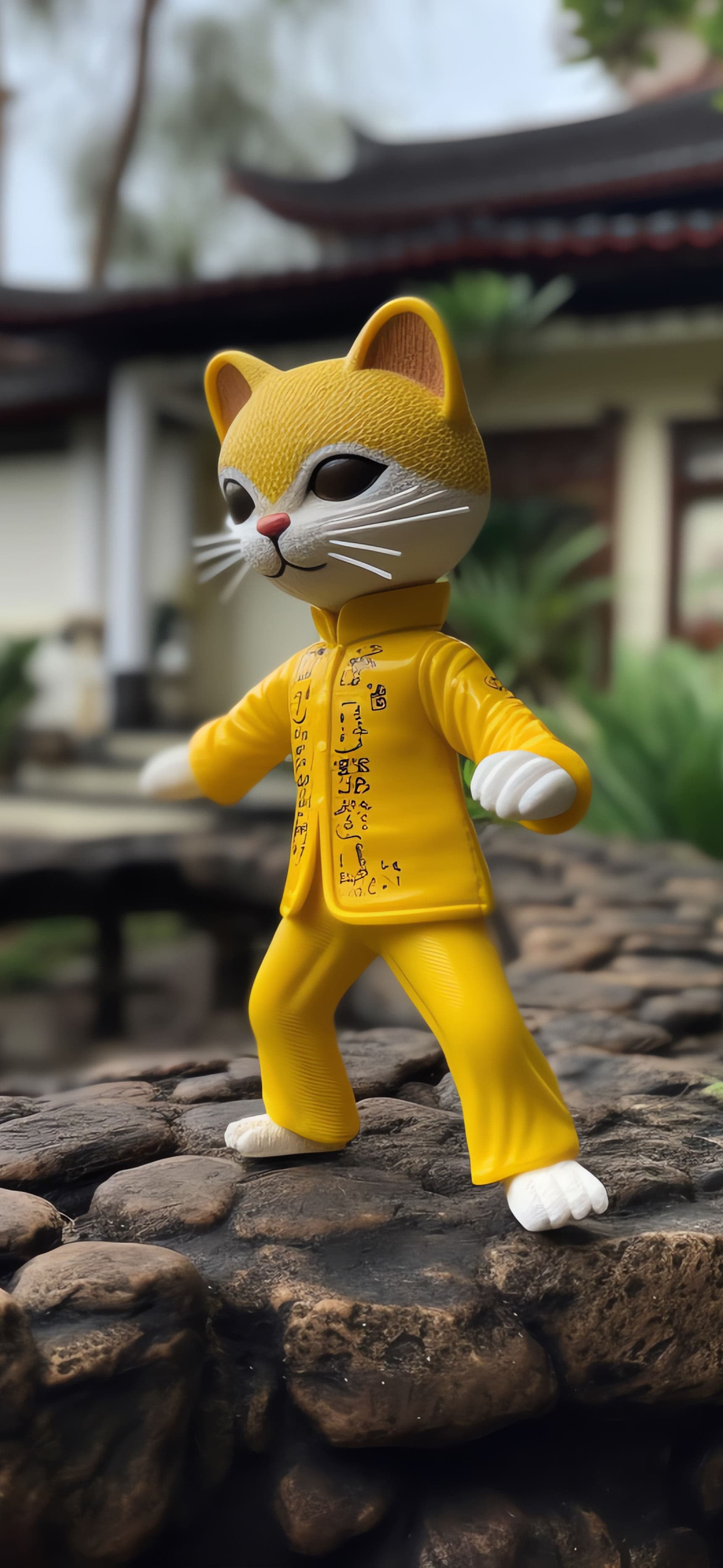Kung Fu Kitty - Pro phone wallpaper