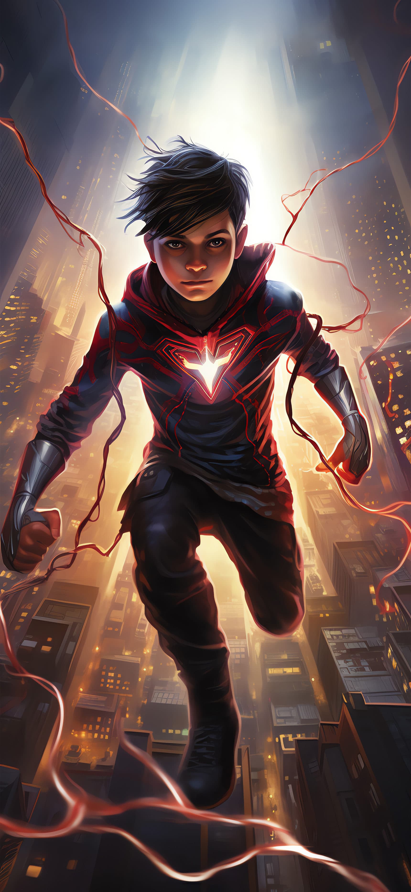 Superhero City Run - Pro phone wallpaper