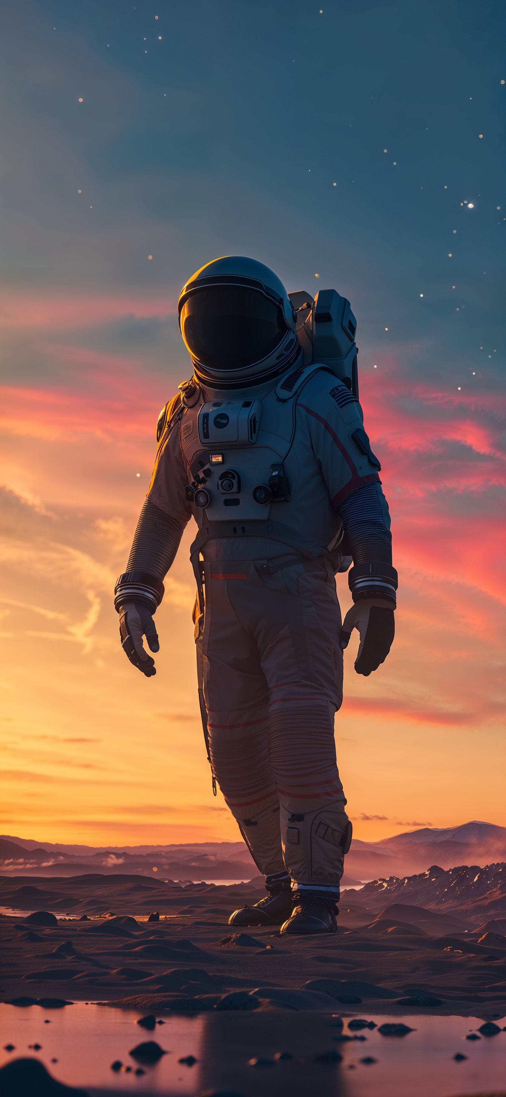 Cosmic Explorer - Pro phone wallpaper