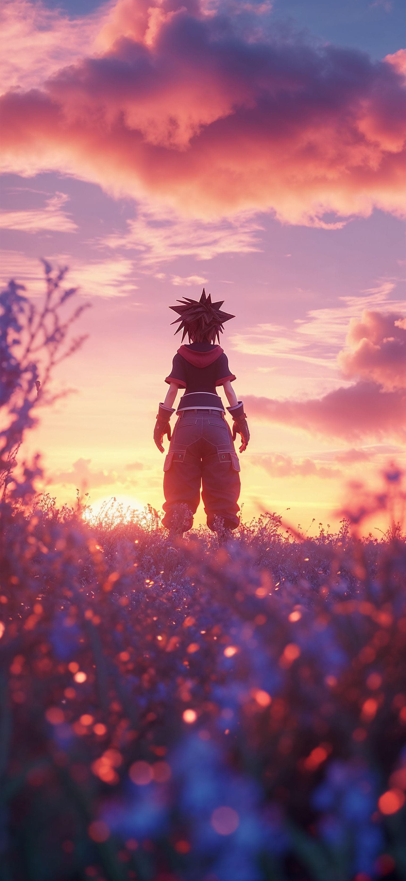 Sunset Field - Pro phone wallpaper
