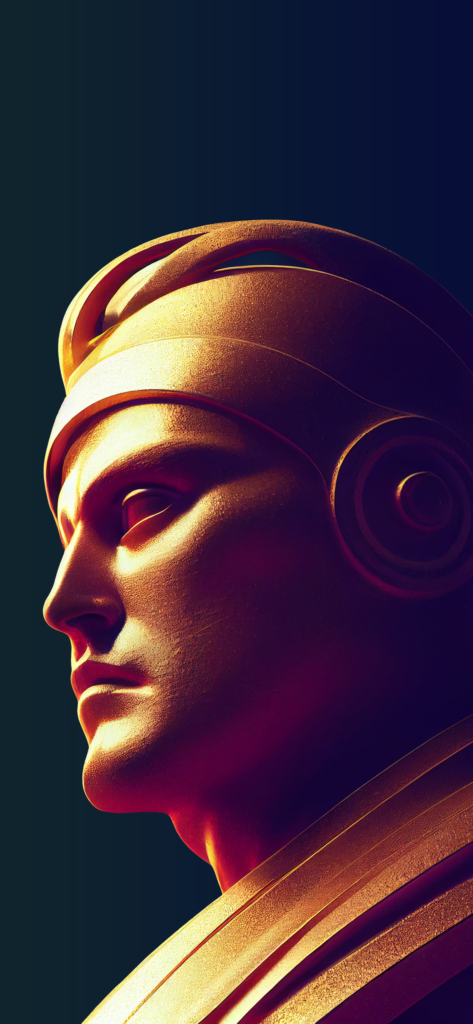 Golden Roman Emperor - Pro phone wallpaper