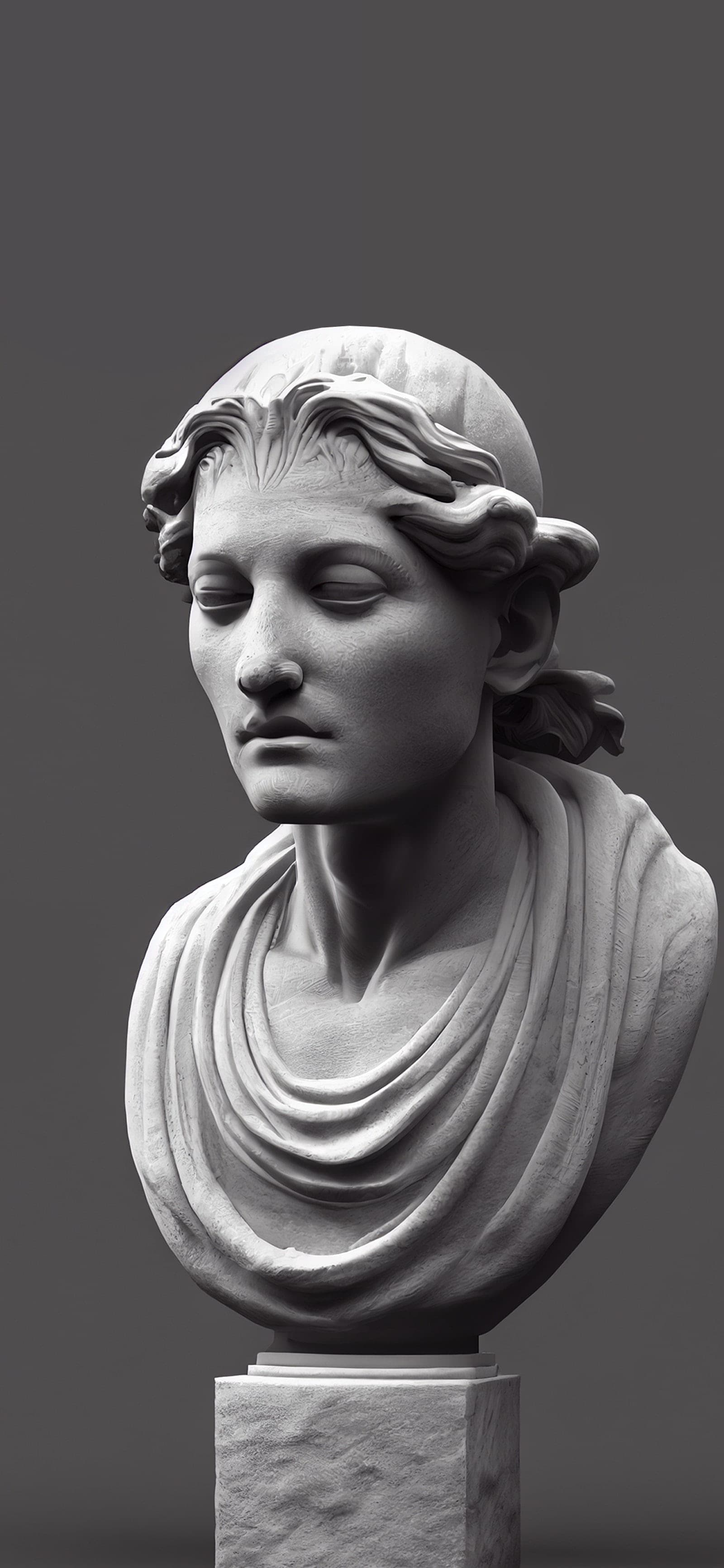 Classical Bust - Pro phone wallpaper