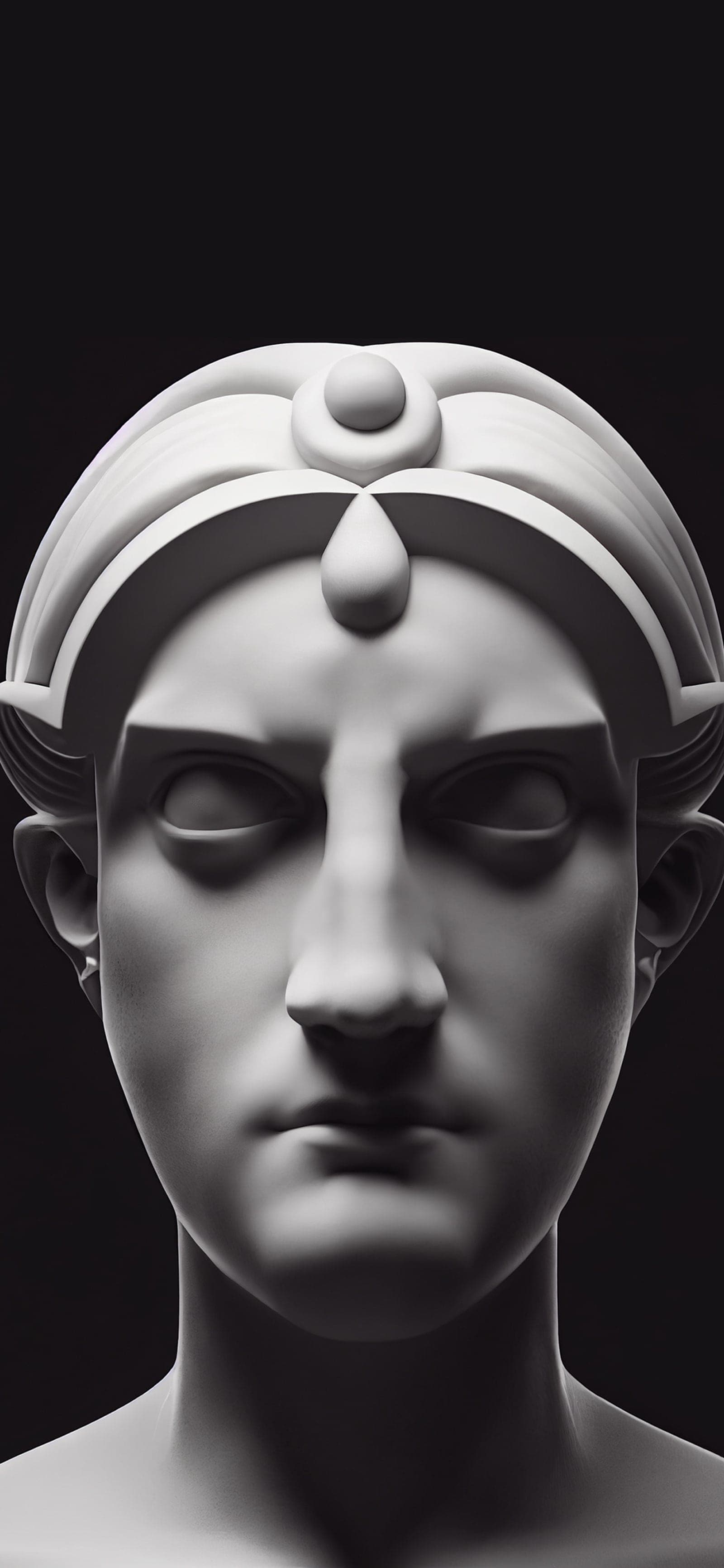 Marble Serenity Face - Pro phone wallpaper