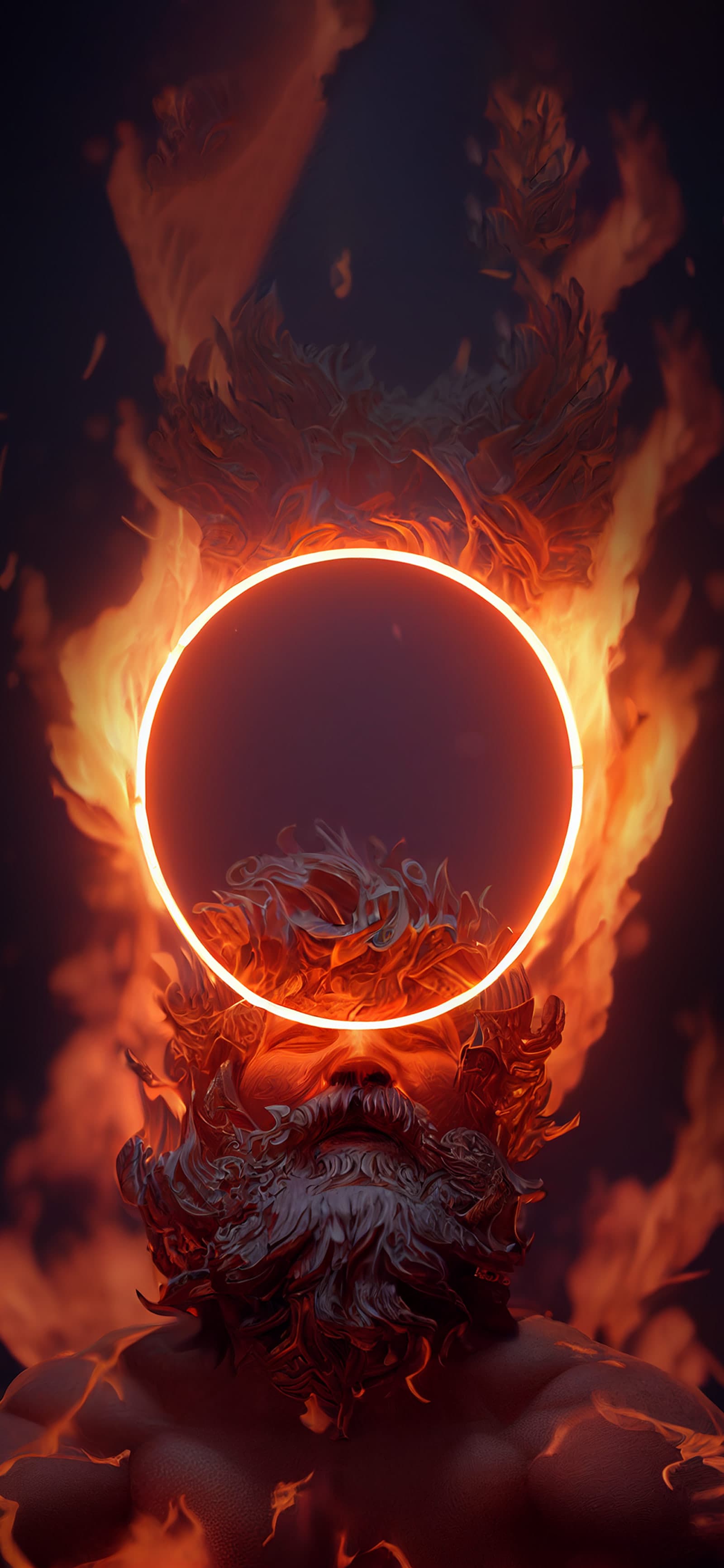 Infernal Crowned God - Pro phone wallpaper