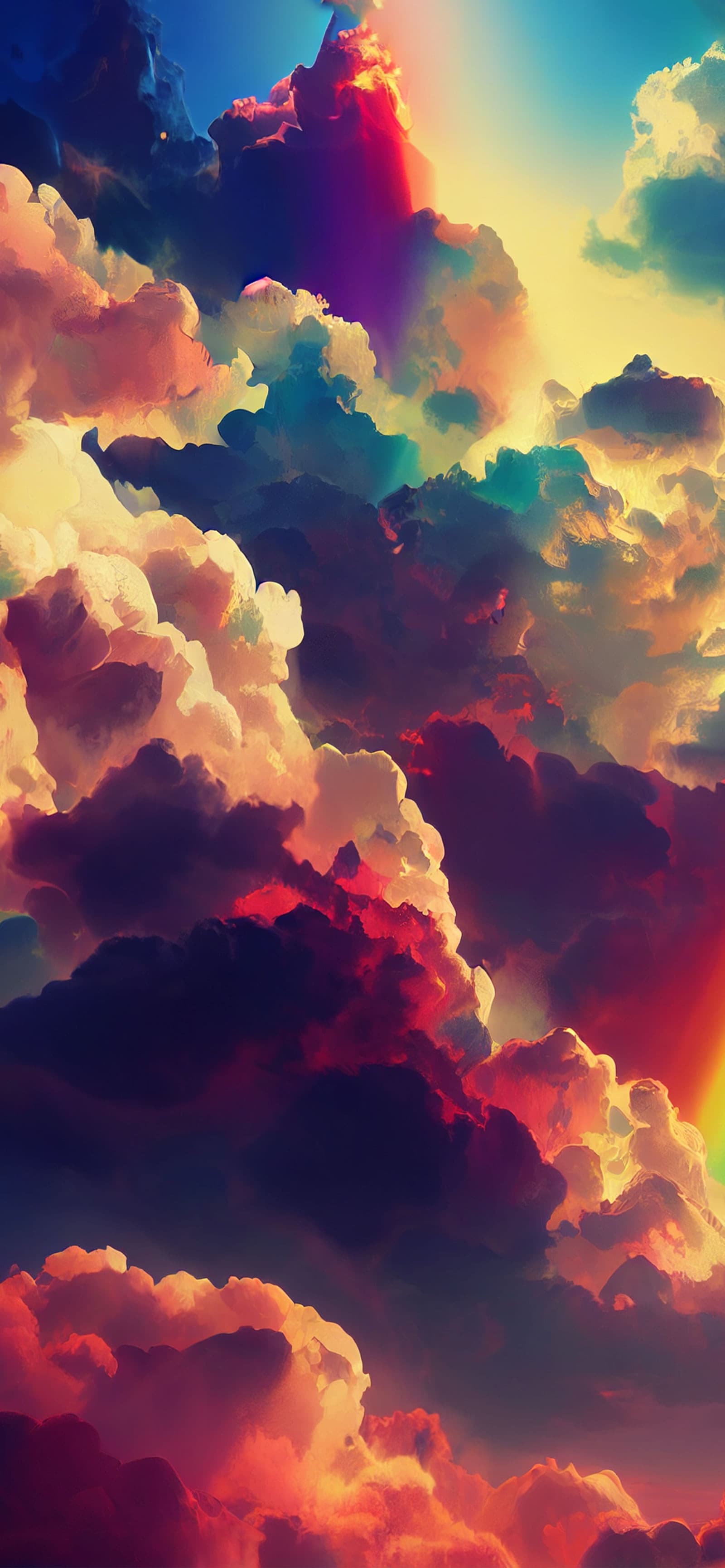 Celestial Cloudscape - Pro phone wallpaper