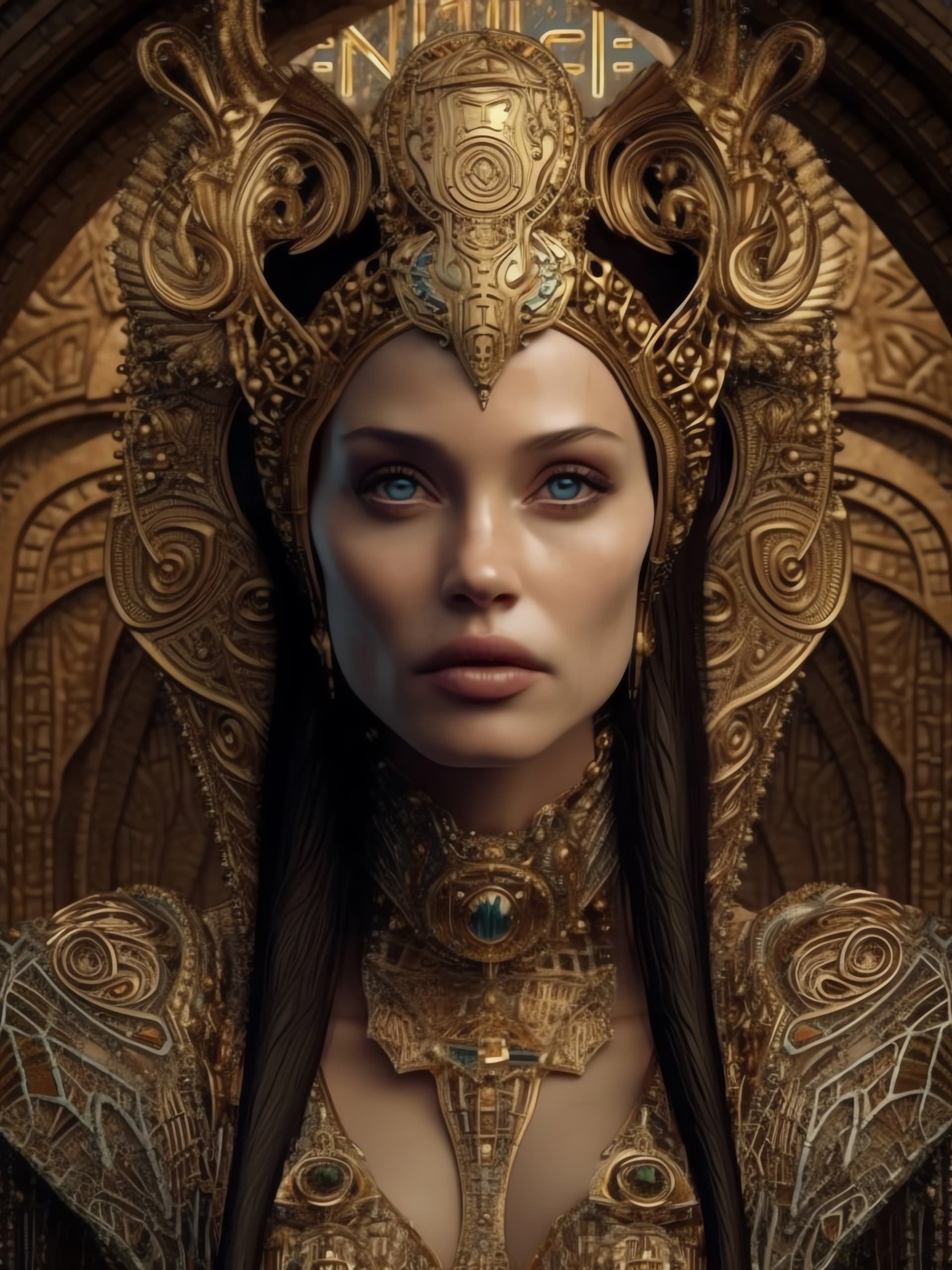 Gilded Empress - Pro phone wallpaper