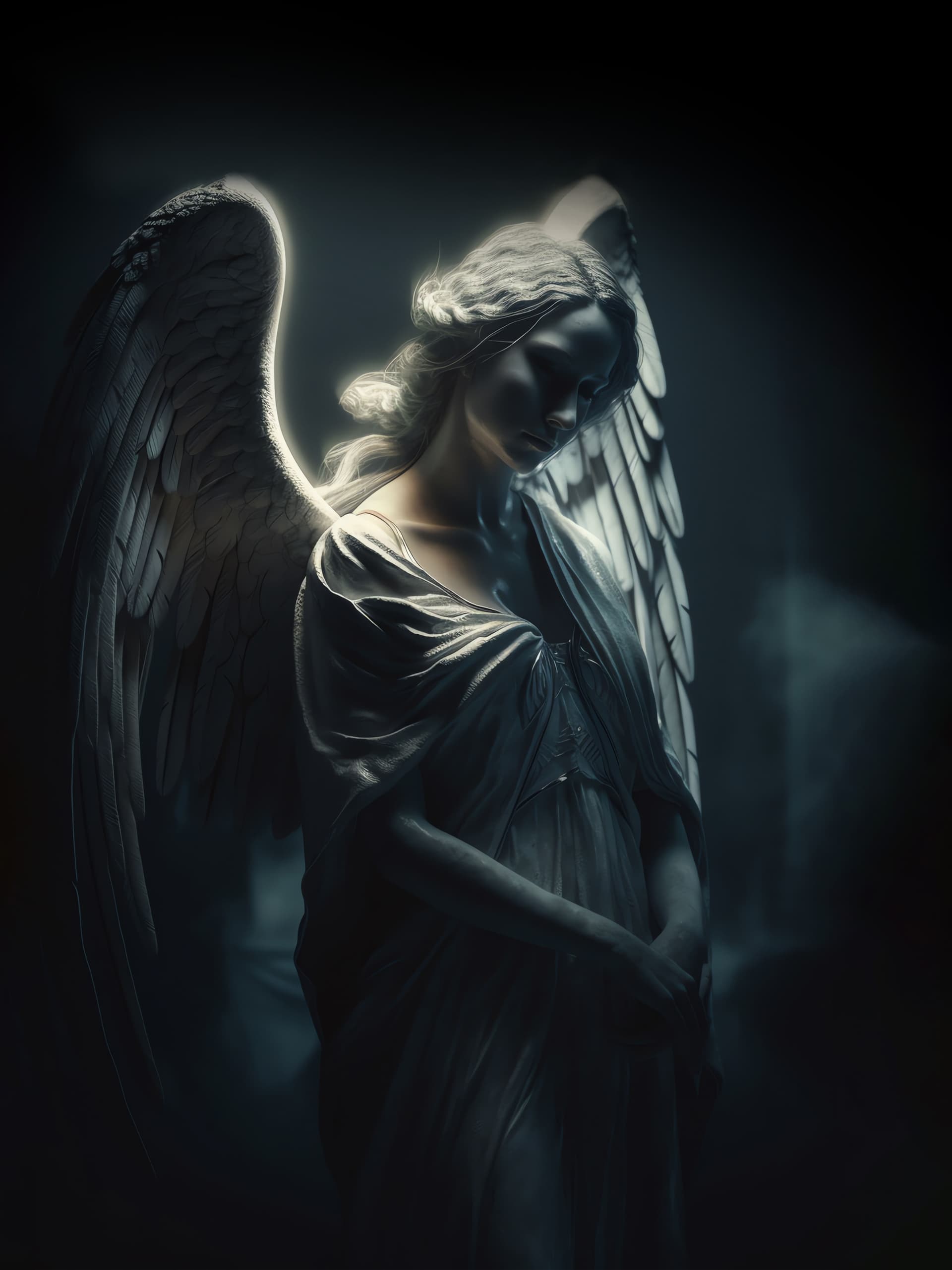 Angelic Serenity - Pro phone wallpaper