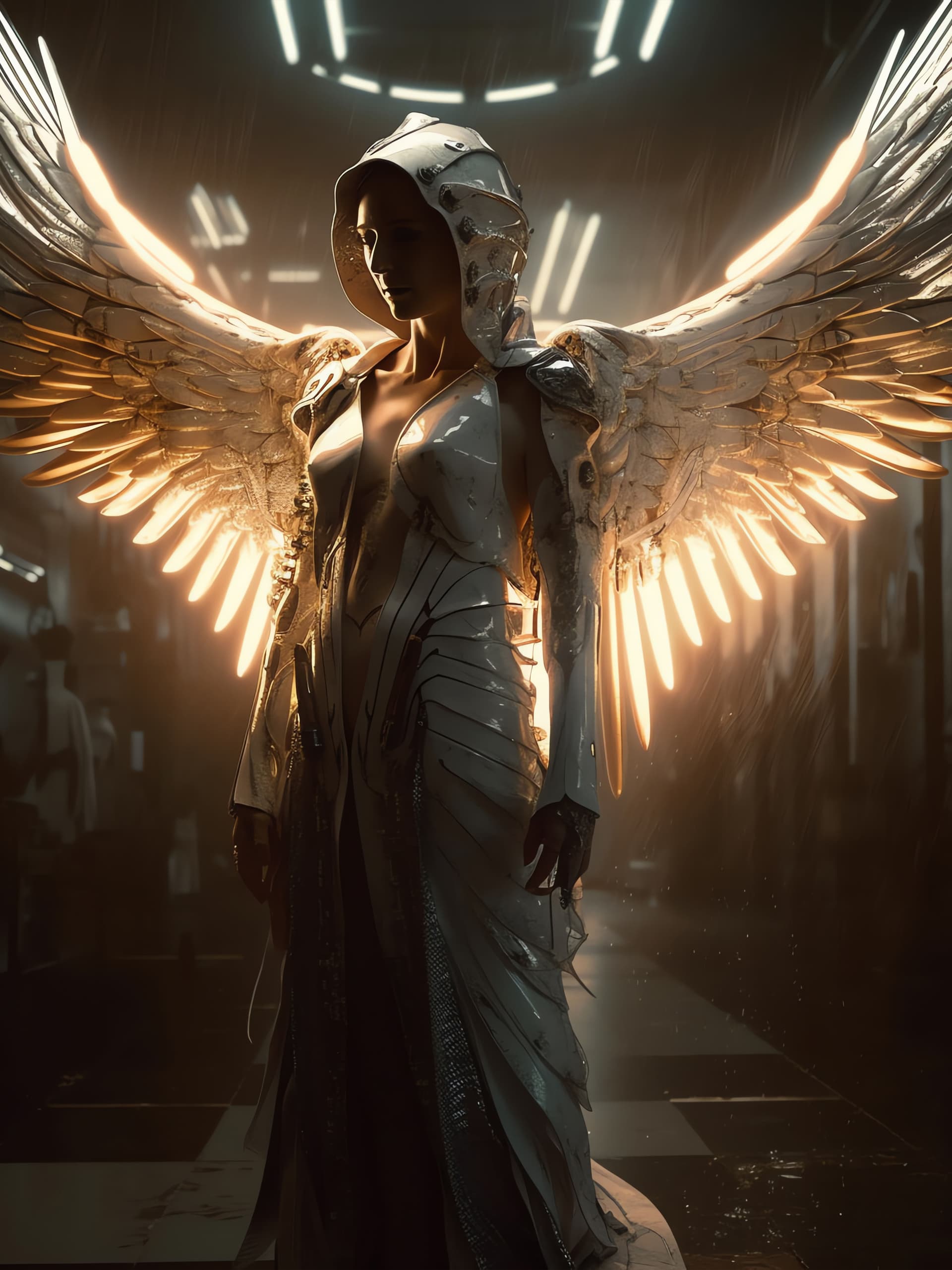 Armored Angel - Pro phone wallpaper