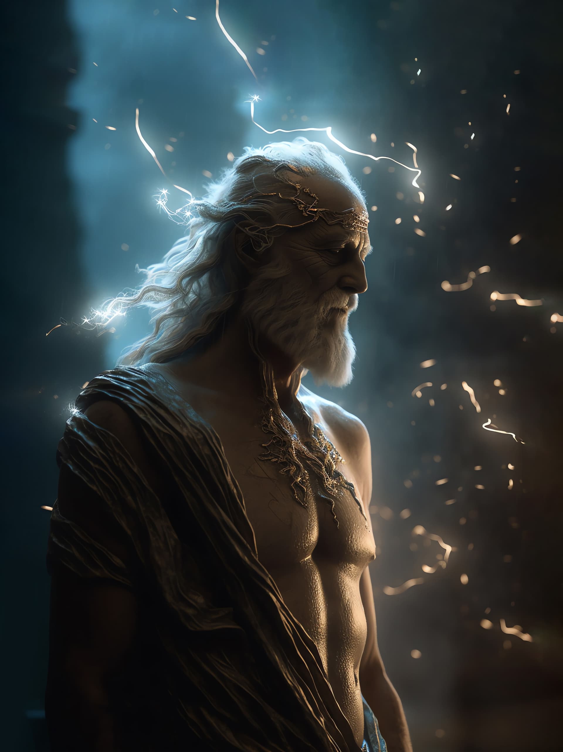 Zeus Lightning - Pro phone wallpaper