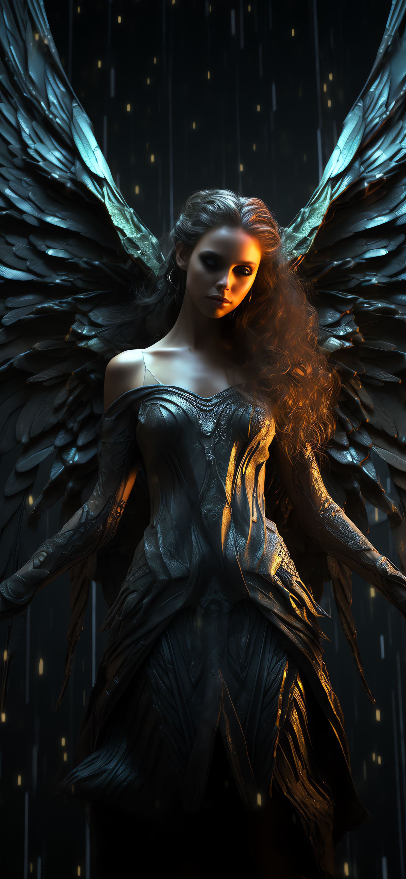 Dark Angel Portrait - Pro phone wallpaper