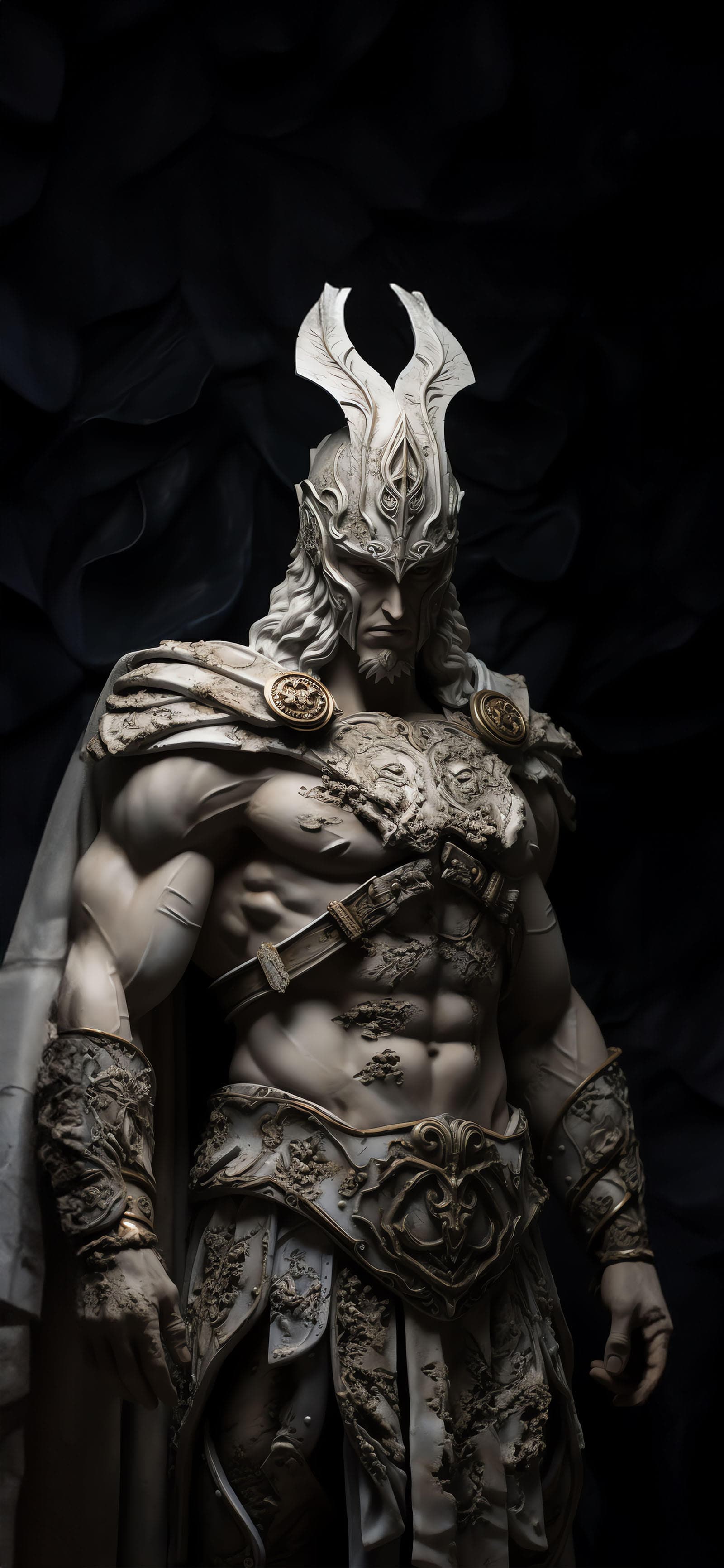Stone God King - Pro phone wallpaper