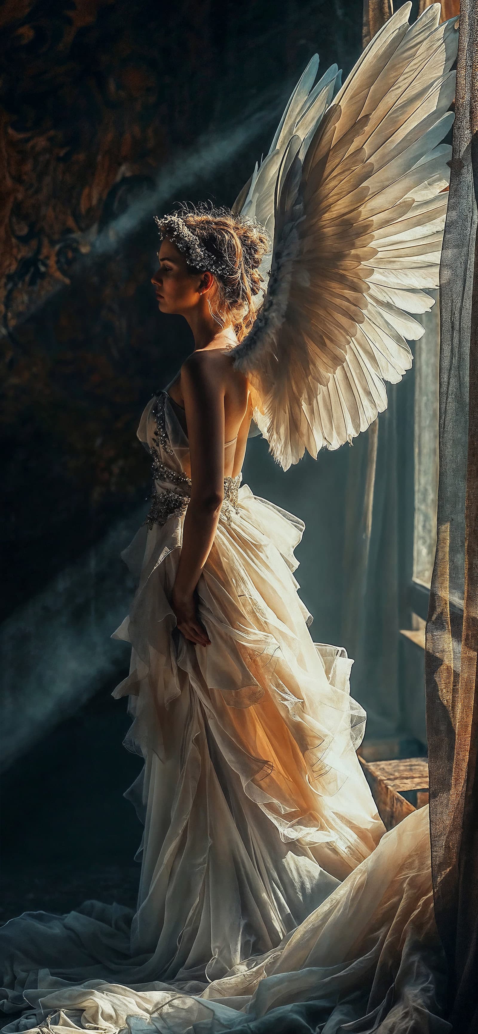 Heavenly Gown - Pro phone wallpaper
