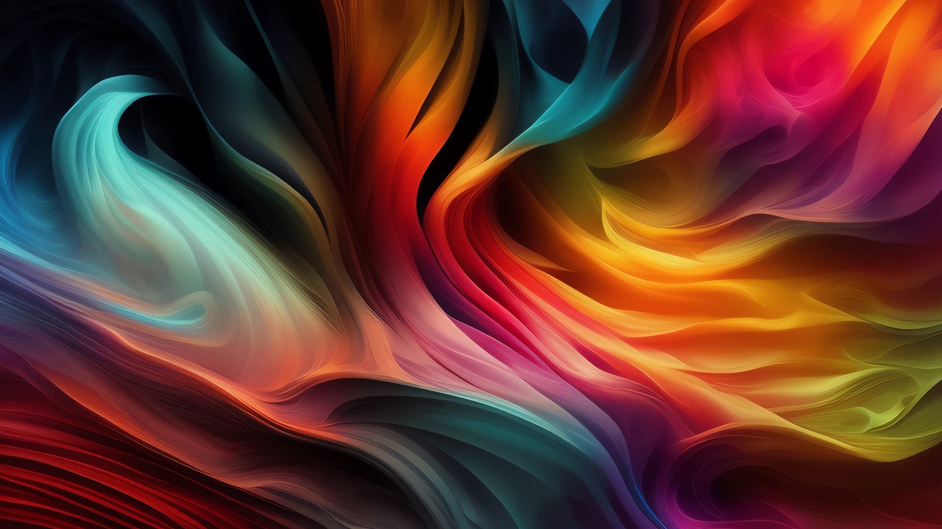 Vibrant Swirls - Pro desktop wallpaper