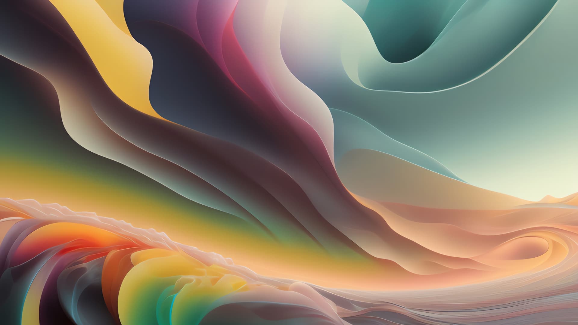 Vibrant Color Horizon - free desktop wallpaper
