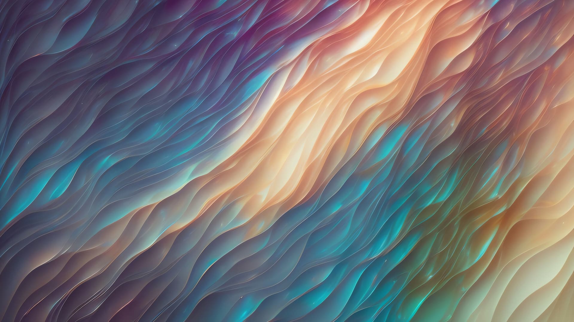 Flowing Color Waves - Pro desktop wallpaper