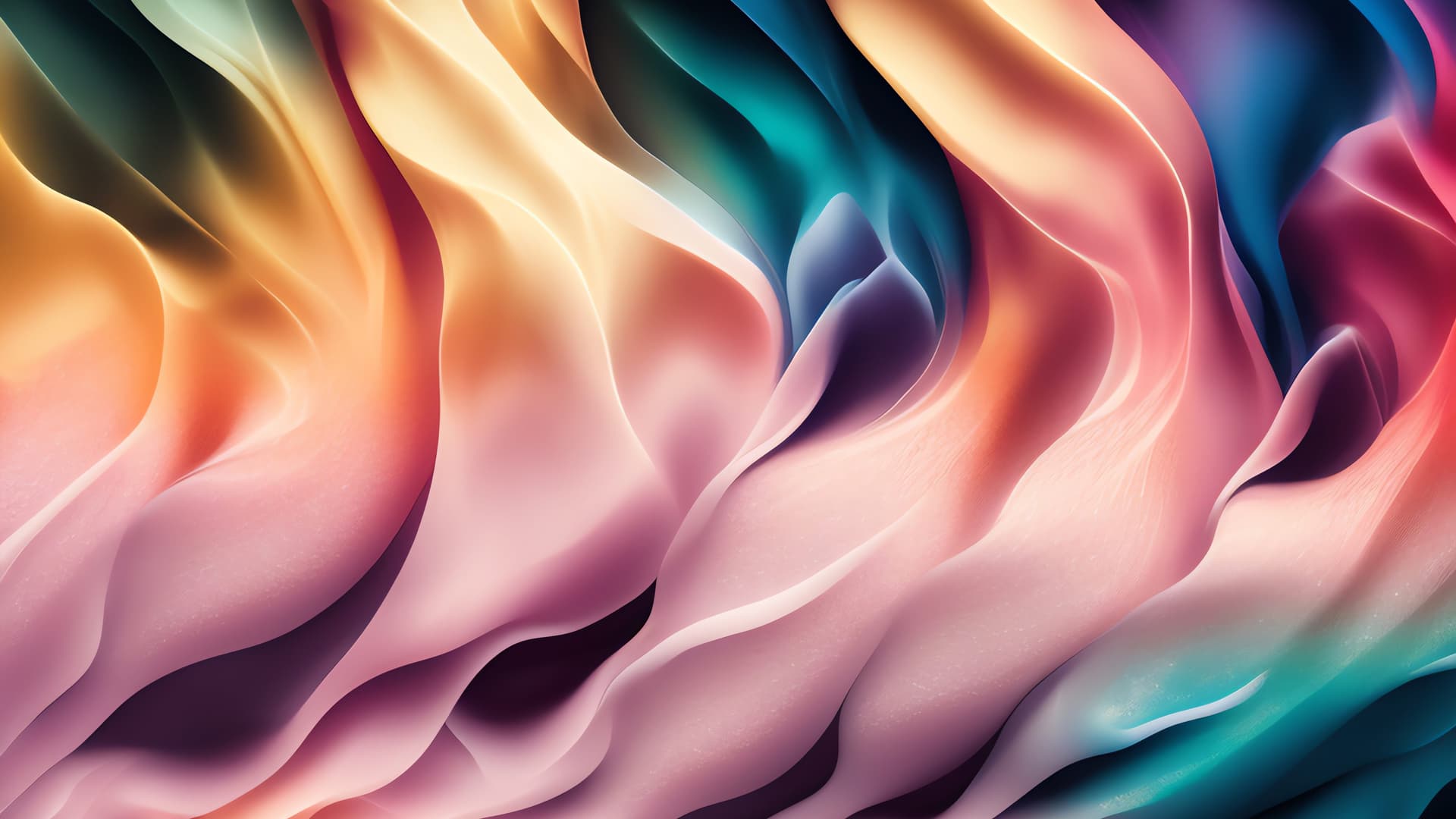 Colorful Flowing Patterns 2 - Pro desktop wallpaper