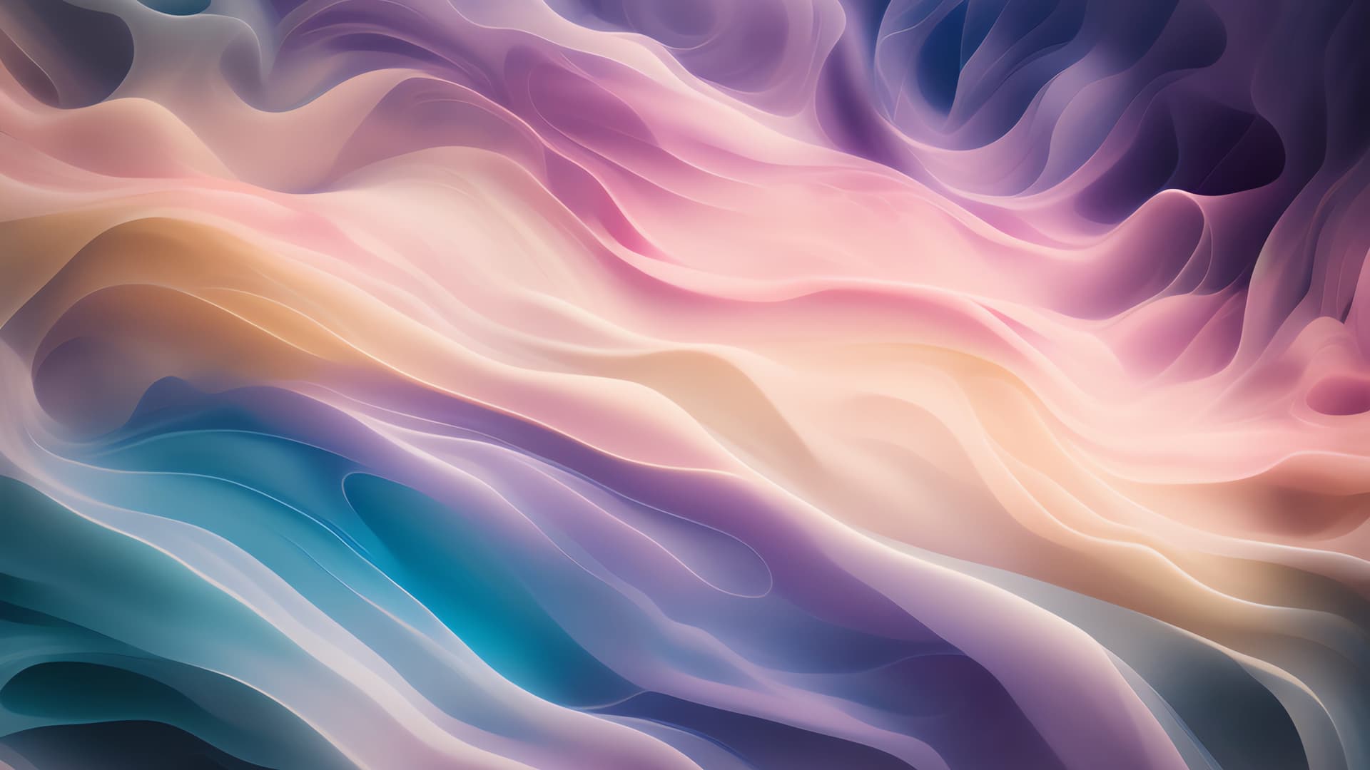 Soft Color Waves - Pro desktop wallpaper