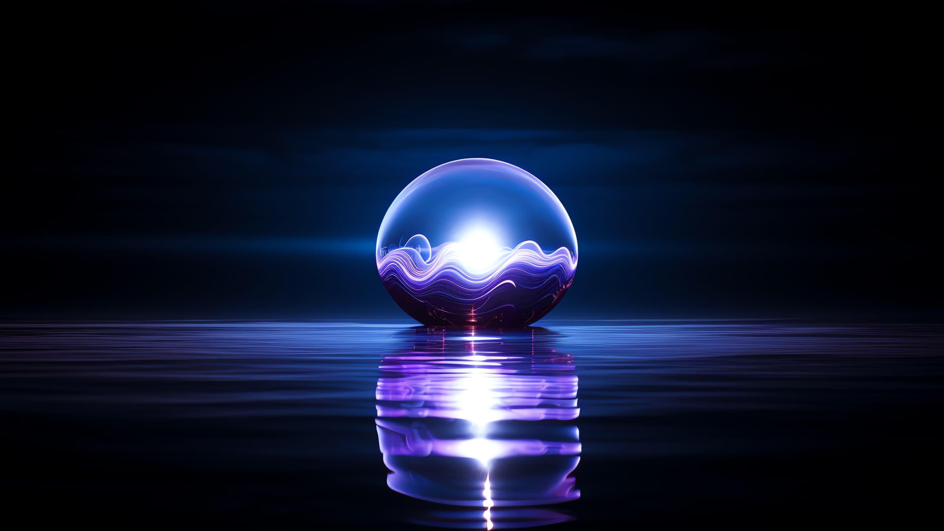 Glowing Sphere - Pro desktop wallpaper