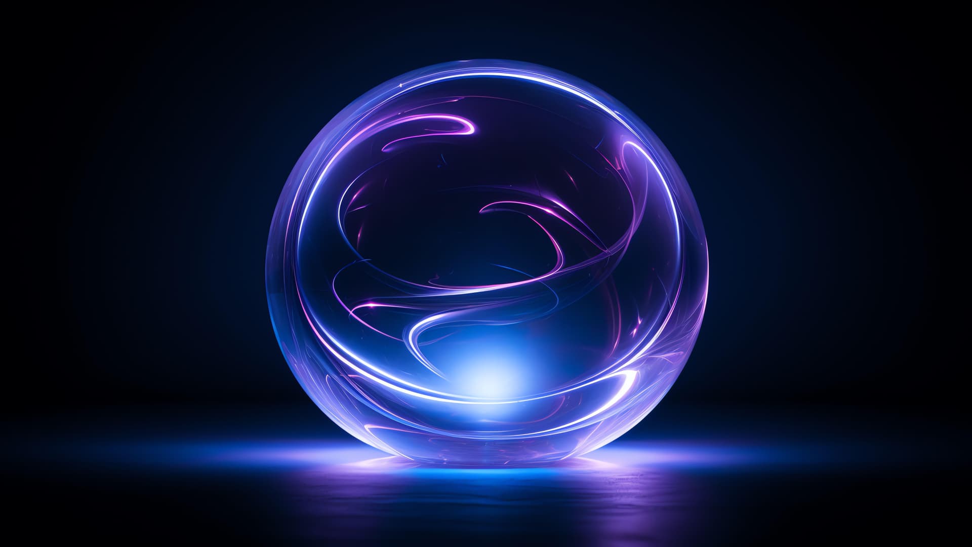 Glowing Sphere - Pro desktop wallpaper