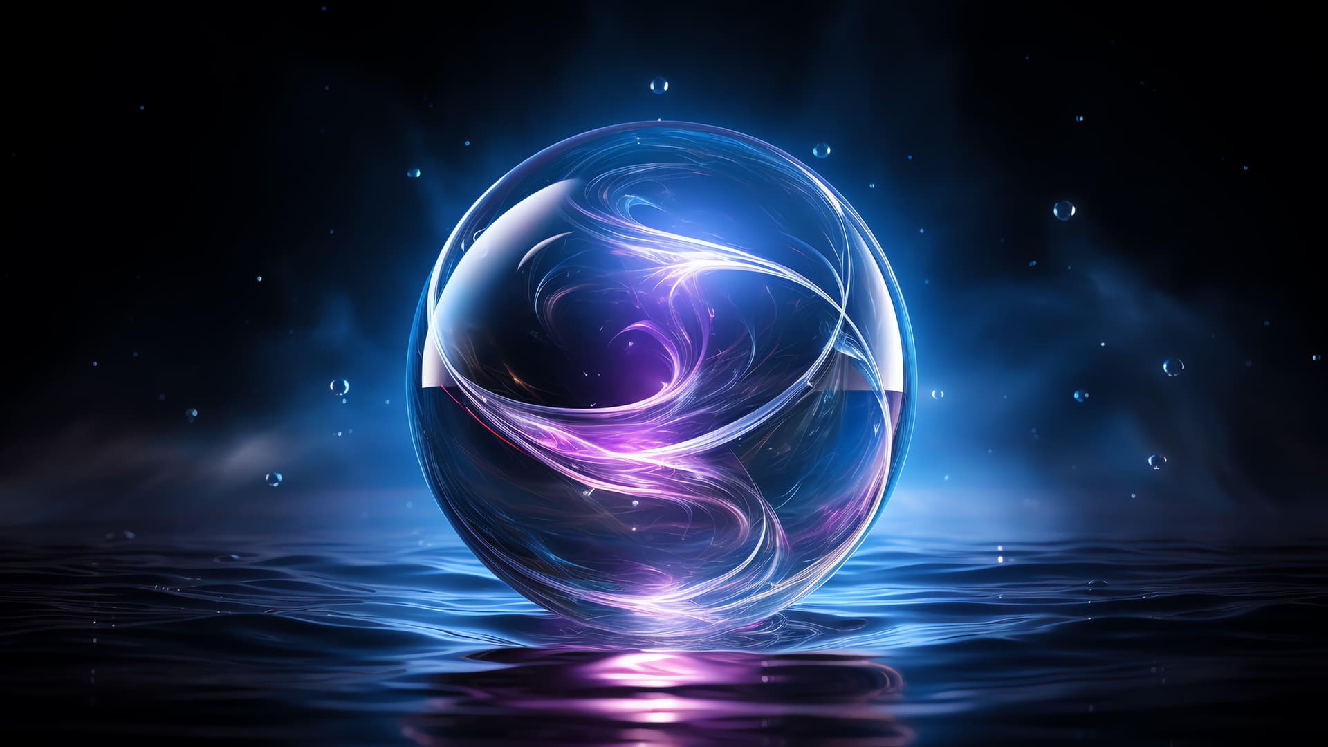Floating Orb - Pro desktop wallpaper