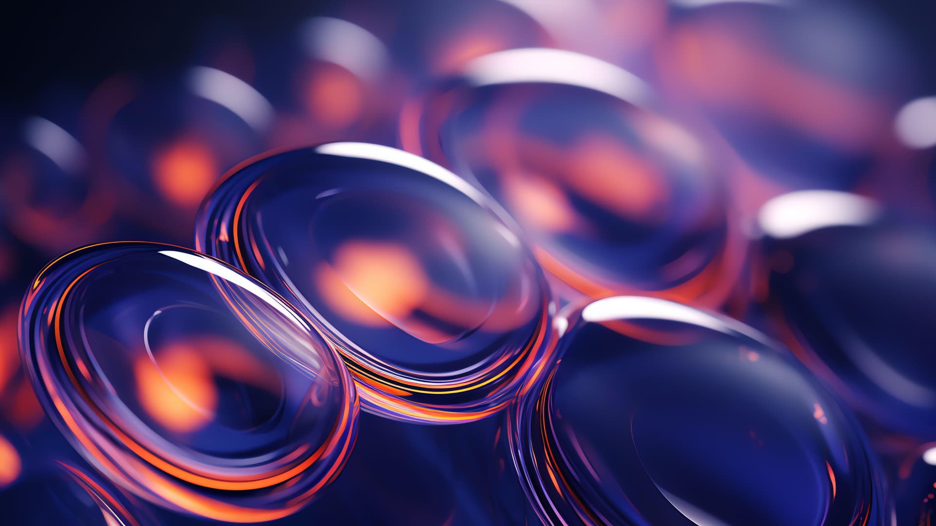 Layered Droplets - Pro desktop wallpaper