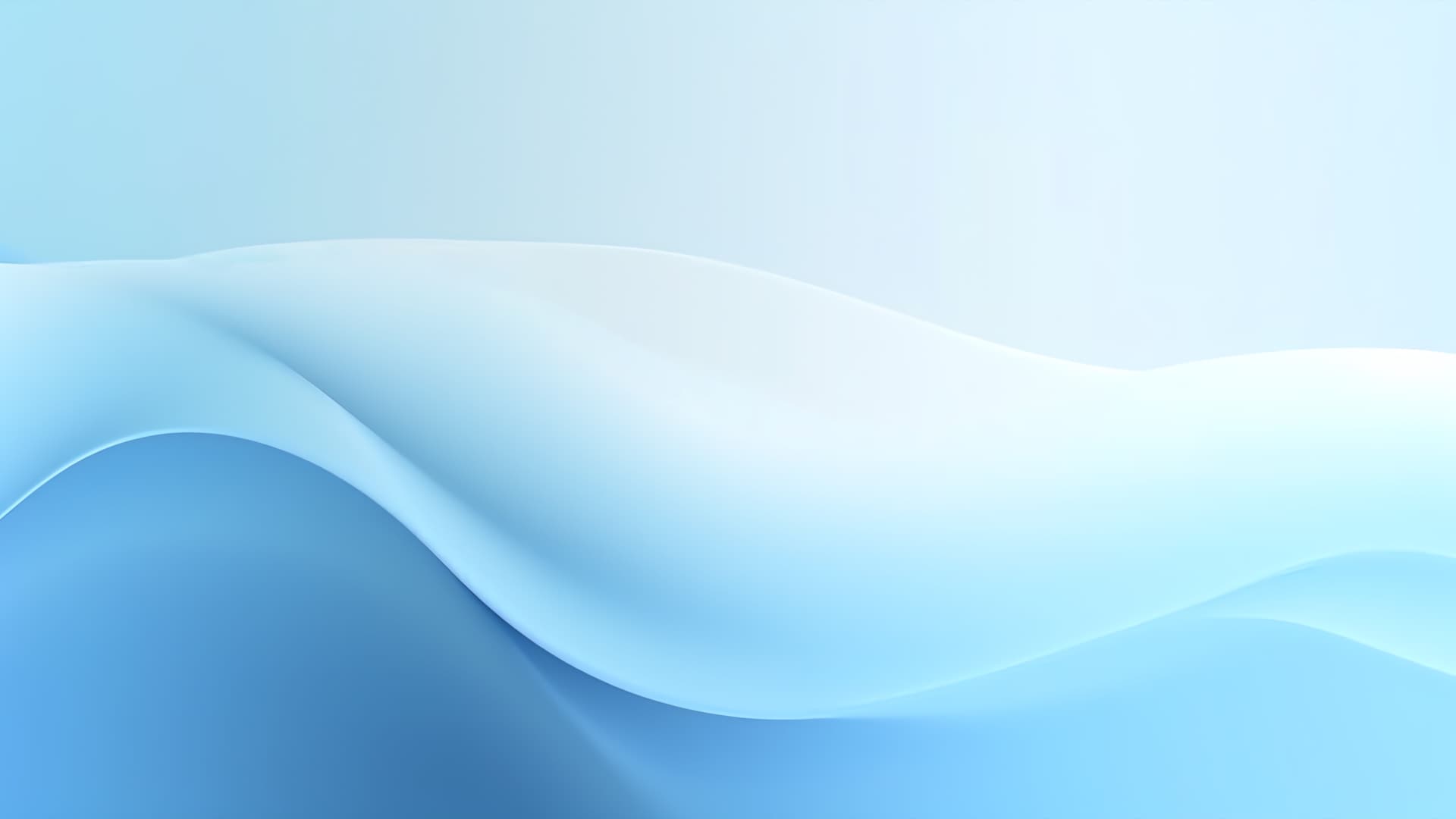Soft Blue Waves - free desktop wallpaper