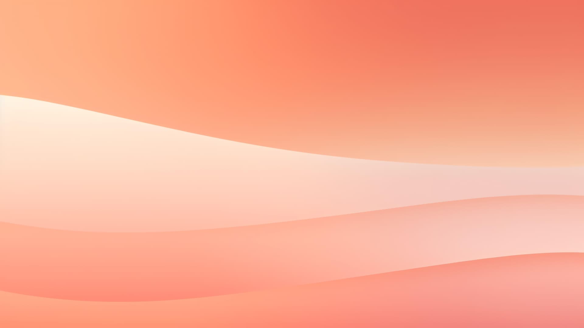 Warm Coral Waves - free desktop wallpaper