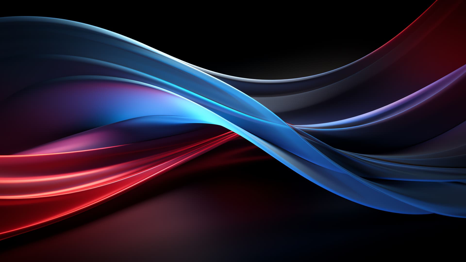 Red and Blue Flow - free desktop wallpaper