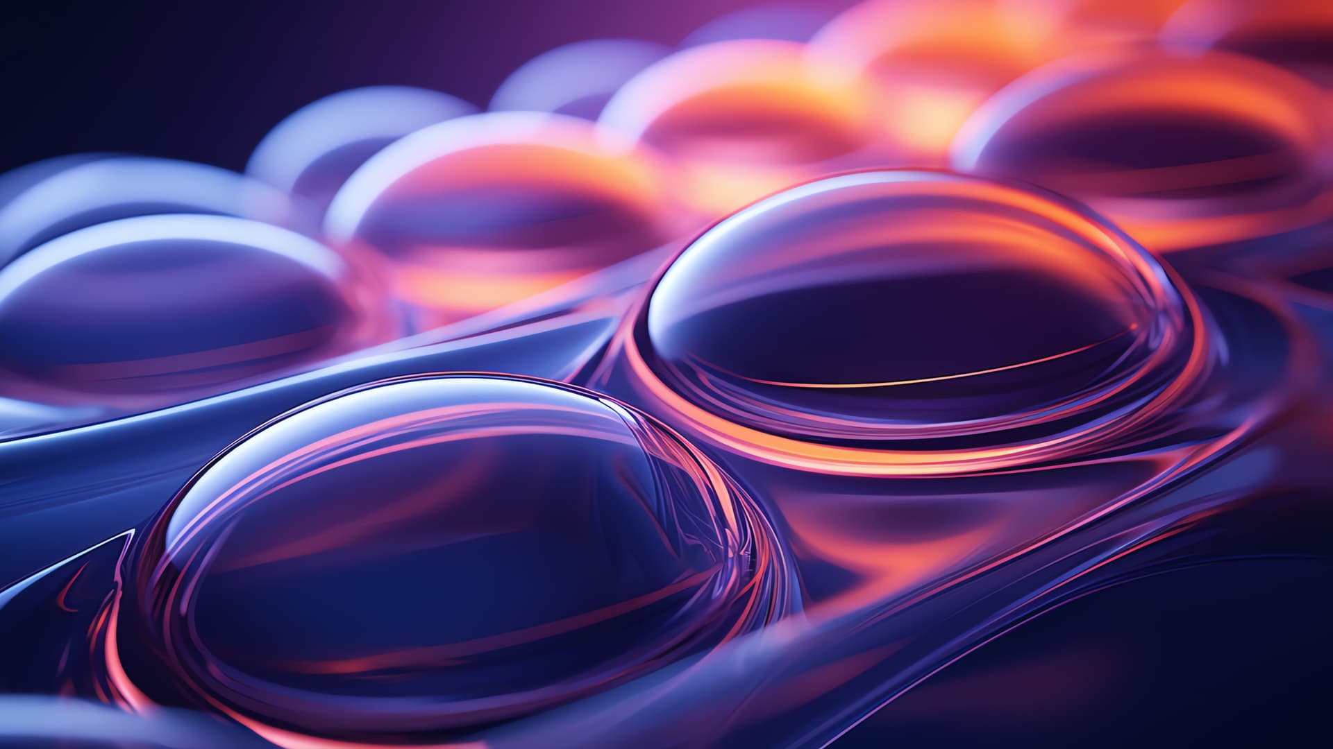 Bubbly Surface - free desktop wallpaper