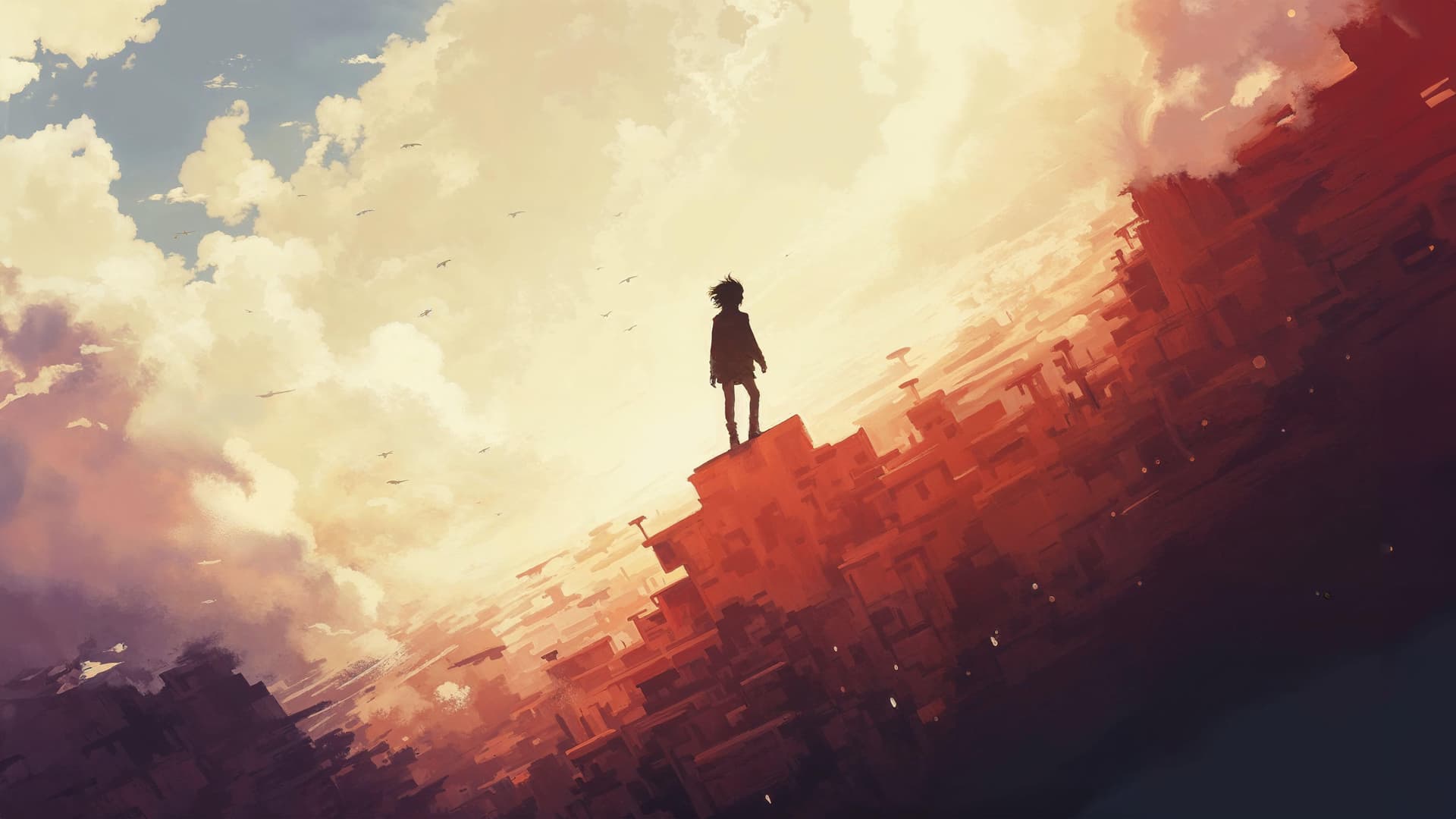 Urban Silhouette - free desktop wallpaper