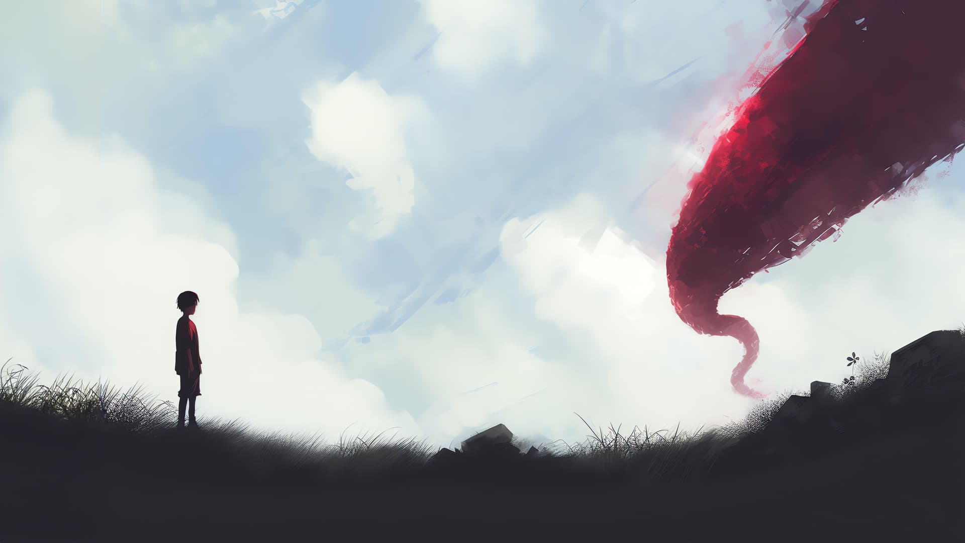 Red Cloud - free desktop wallpaper