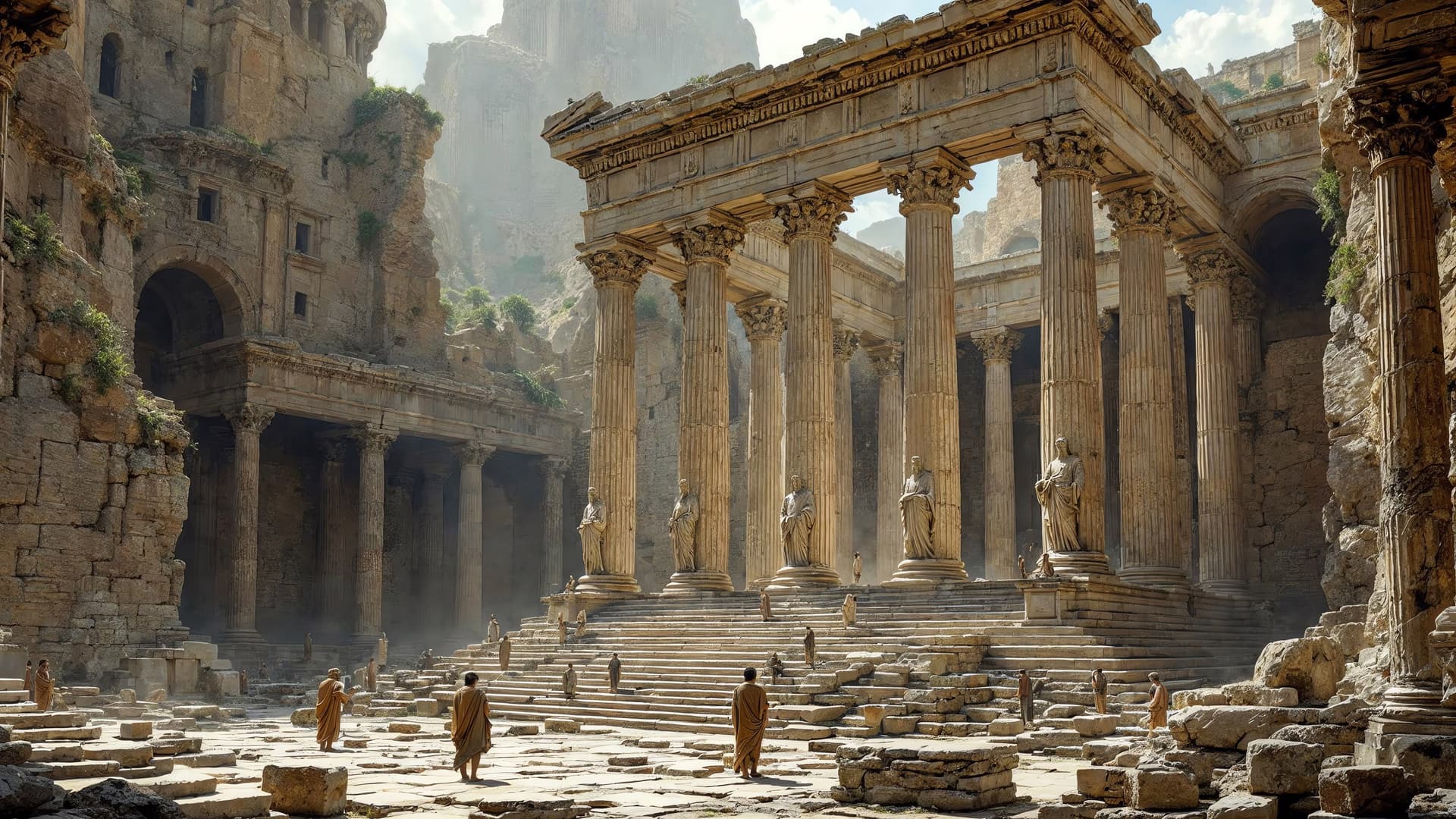 Ancient Ruins - free desktop wallpaper