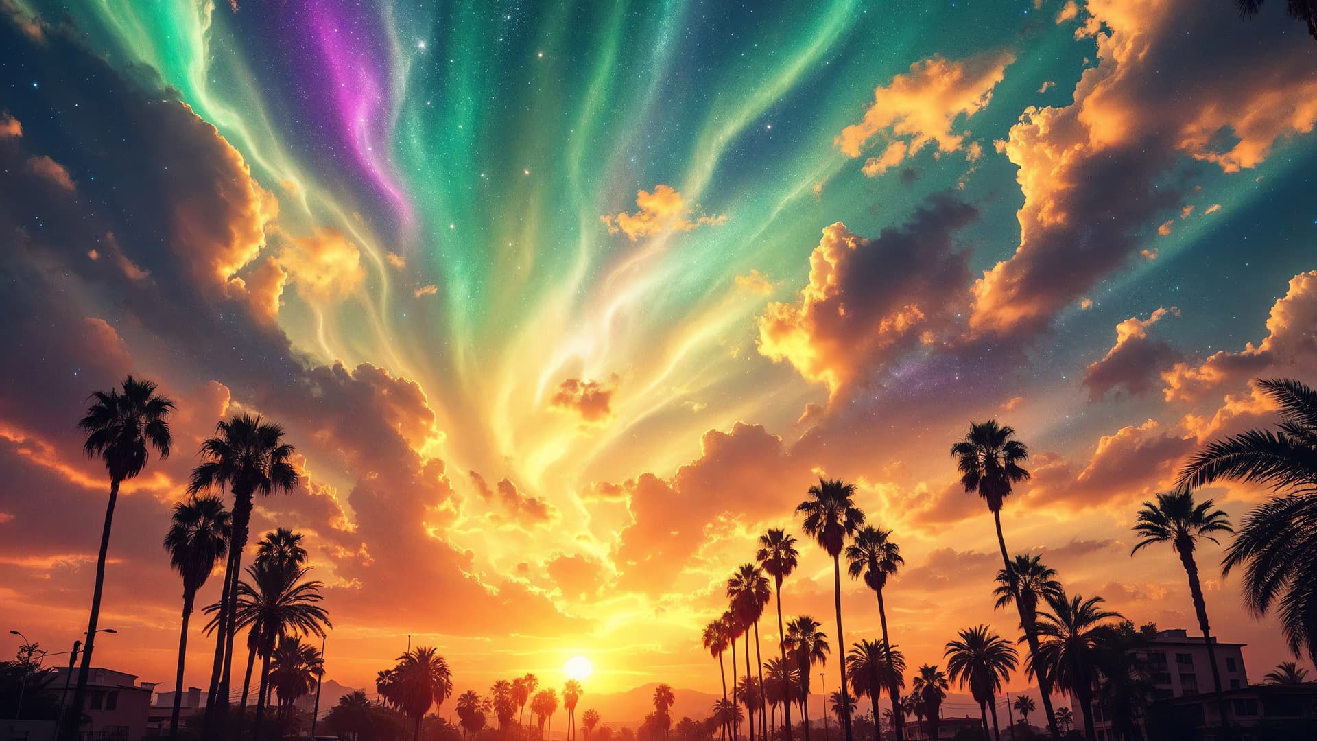 Vibrant Sunset - free desktop wallpaper