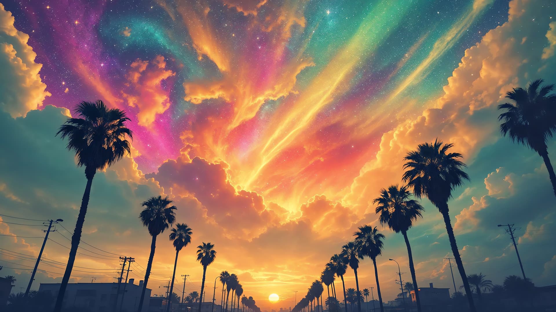 Colorful Horizon - free desktop wallpaper