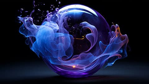 Vibrant Purple Swirl - free desktop wallpaper download