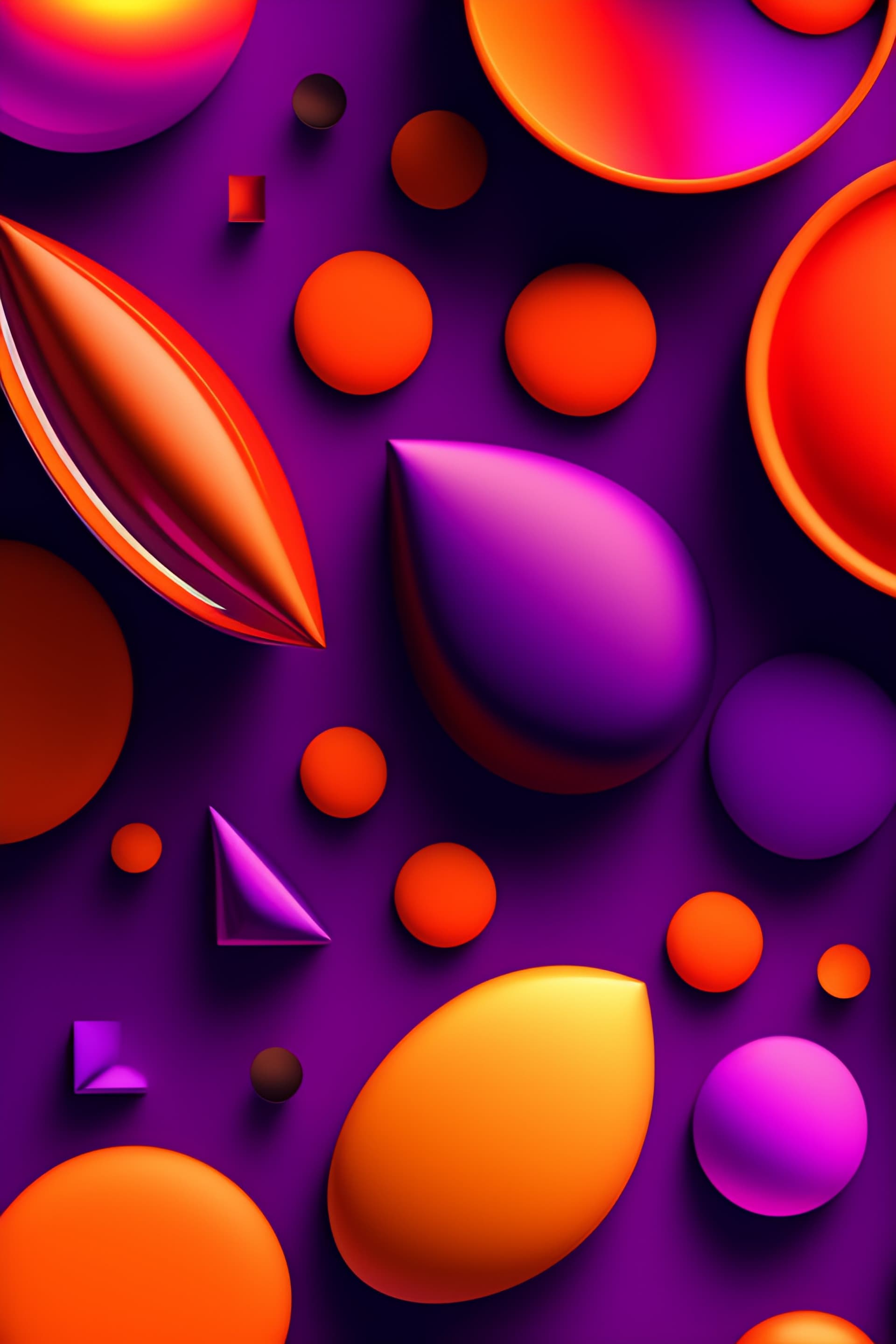 Geometric Candy - free phone wallpaper