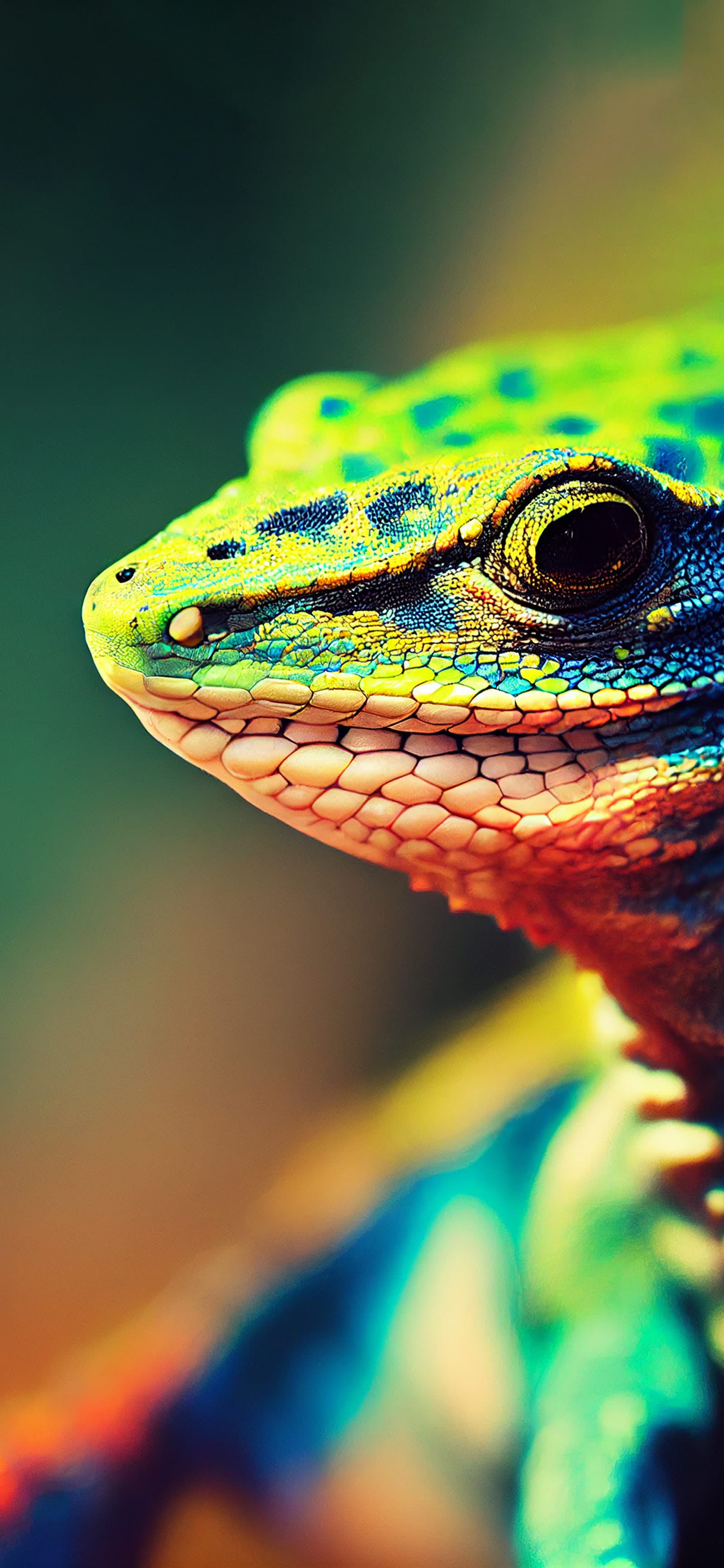 Lizard Close-up - free phone wallpaper