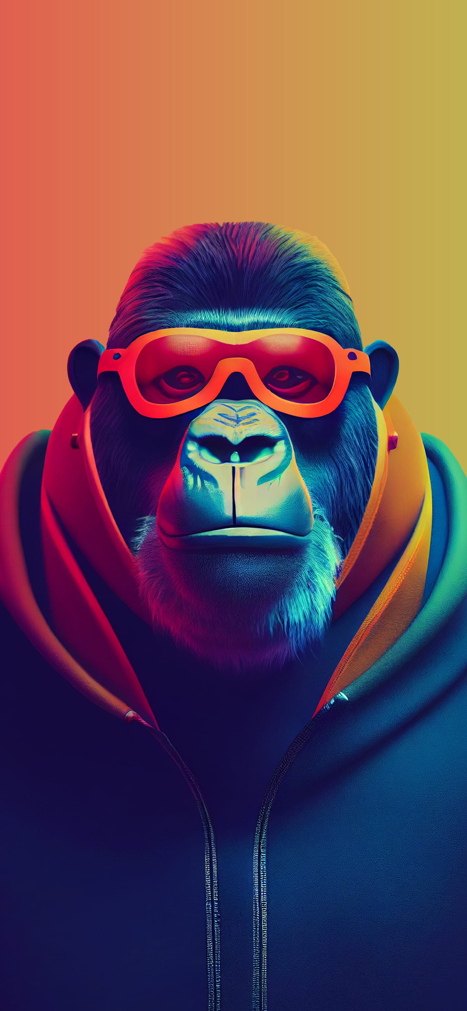 Cool Gorilla - free phone wallpaper