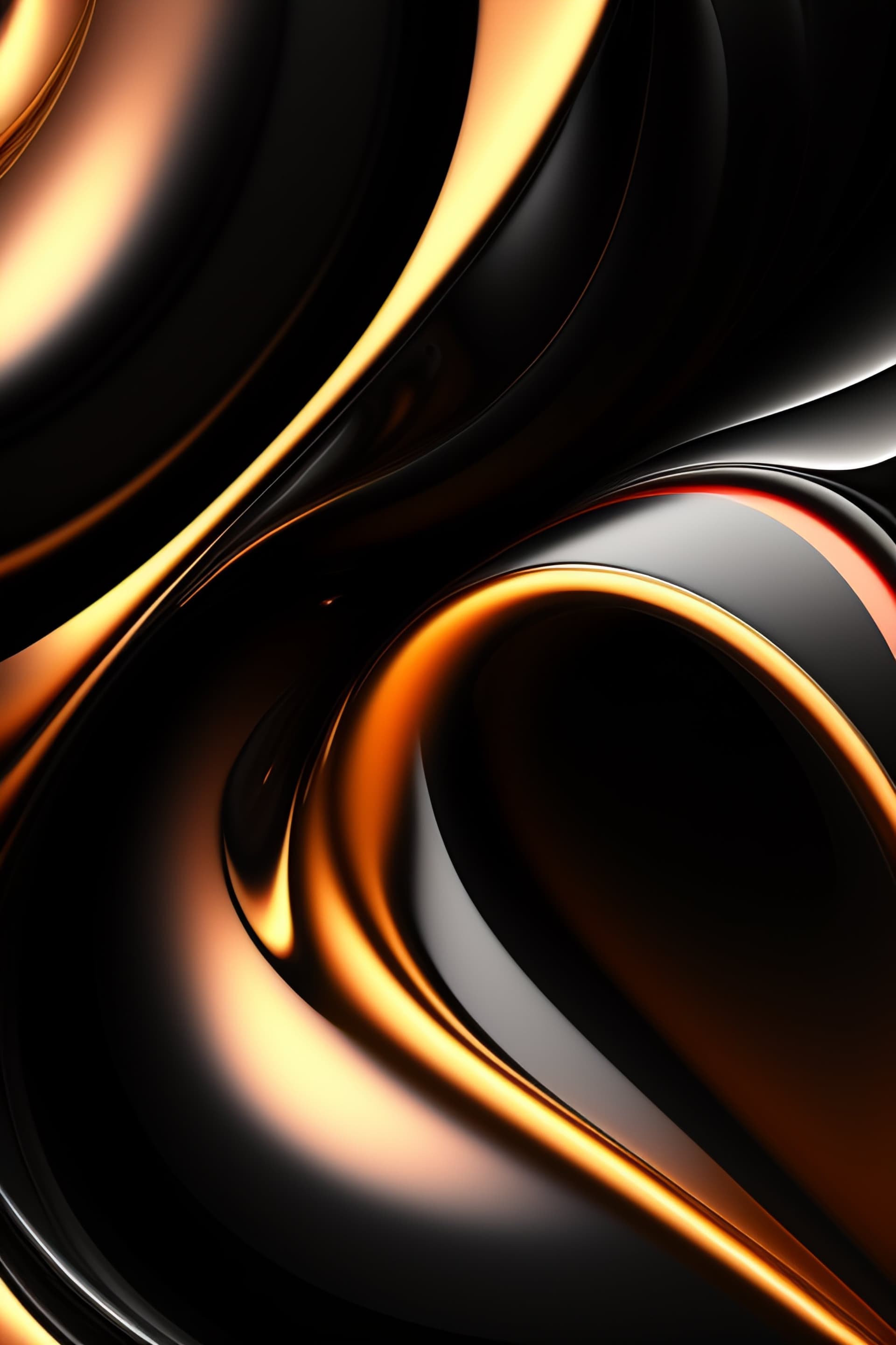 Molten Curves - free phone wallpaper